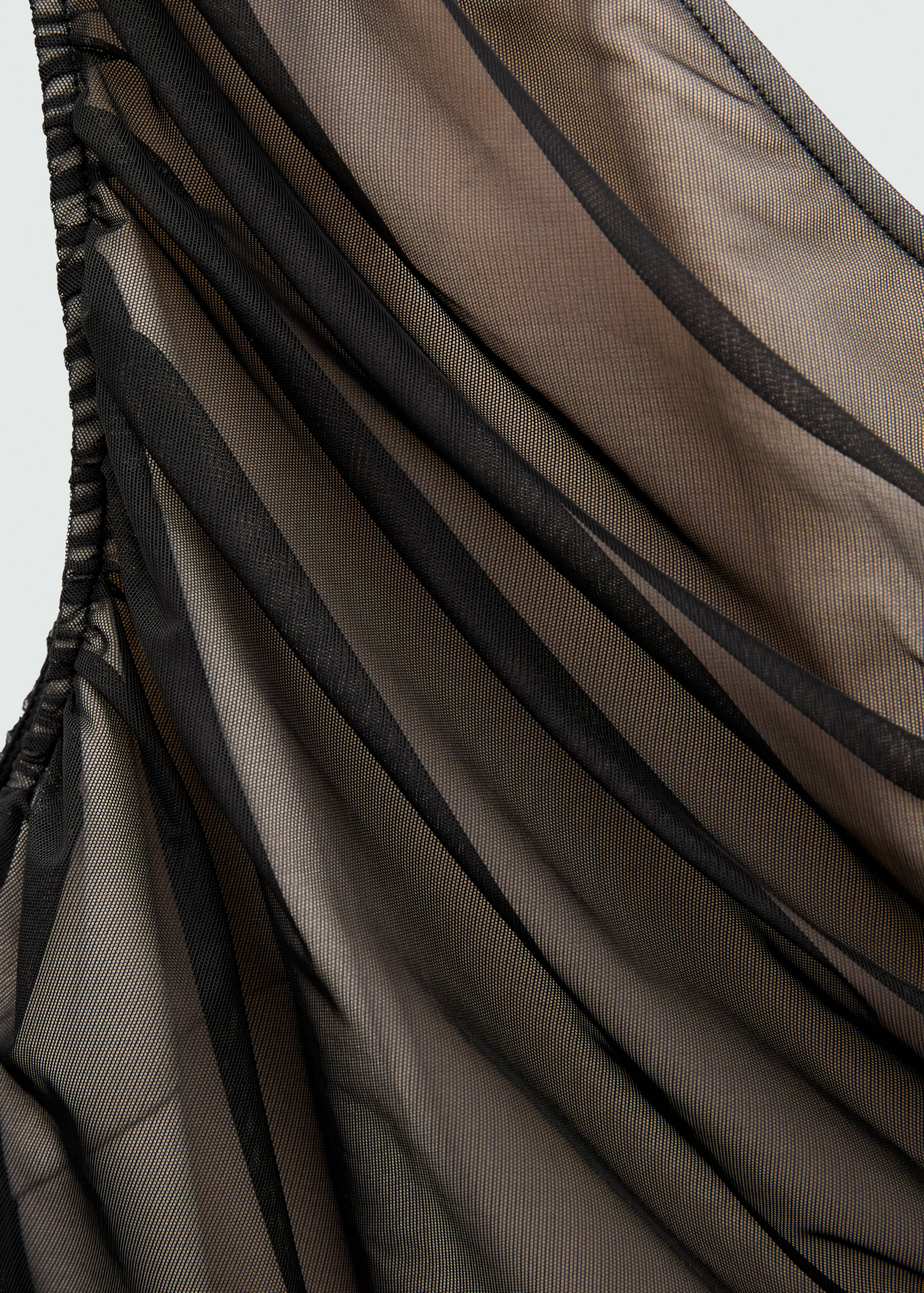 Assymetric mesh dress - Details of the article 8