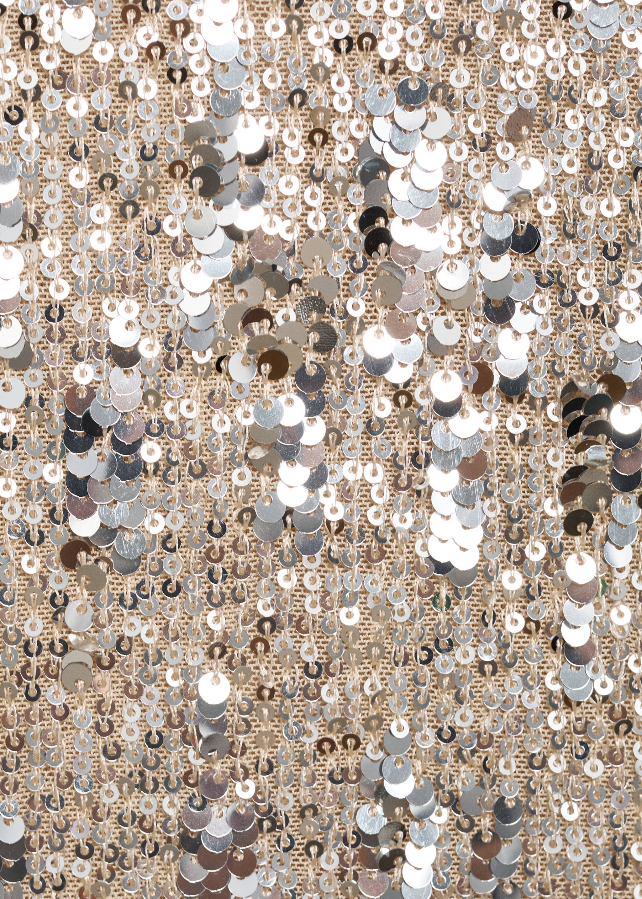 Sequin shoulder pads dress - Details of the article 8