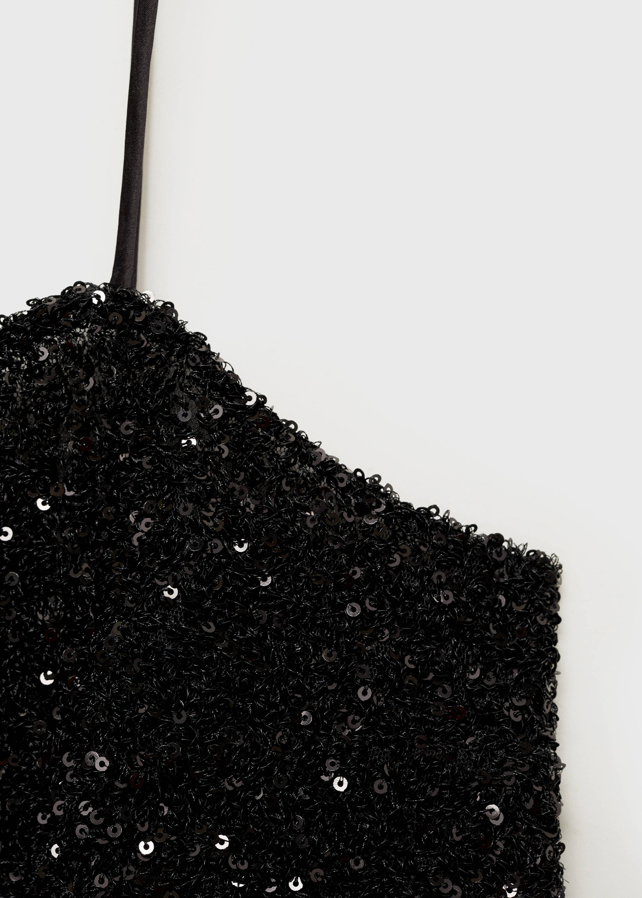 Sequin top with spaghetti strap - Details of the article 8