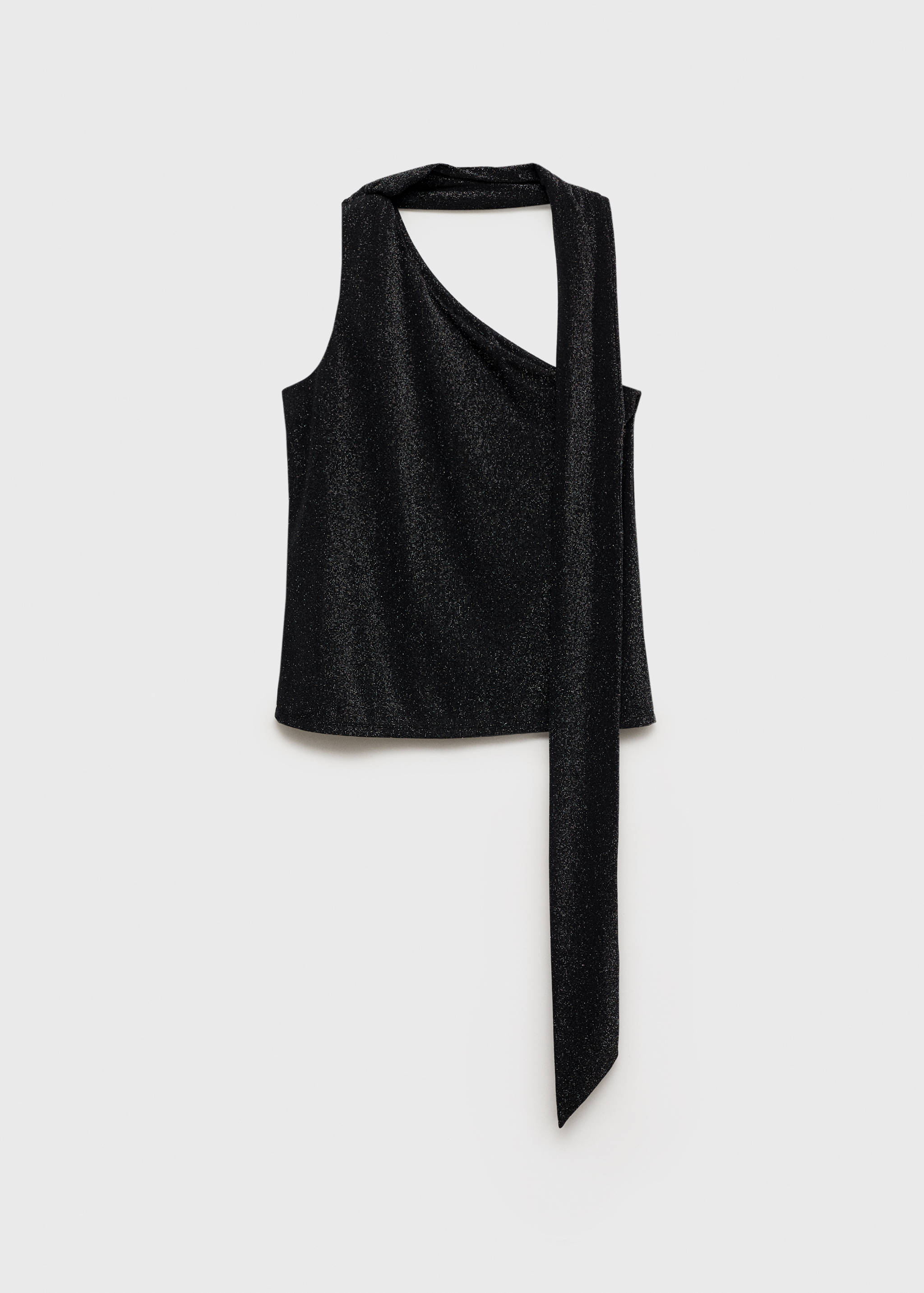 Asymmetrical lurex top - Article without model