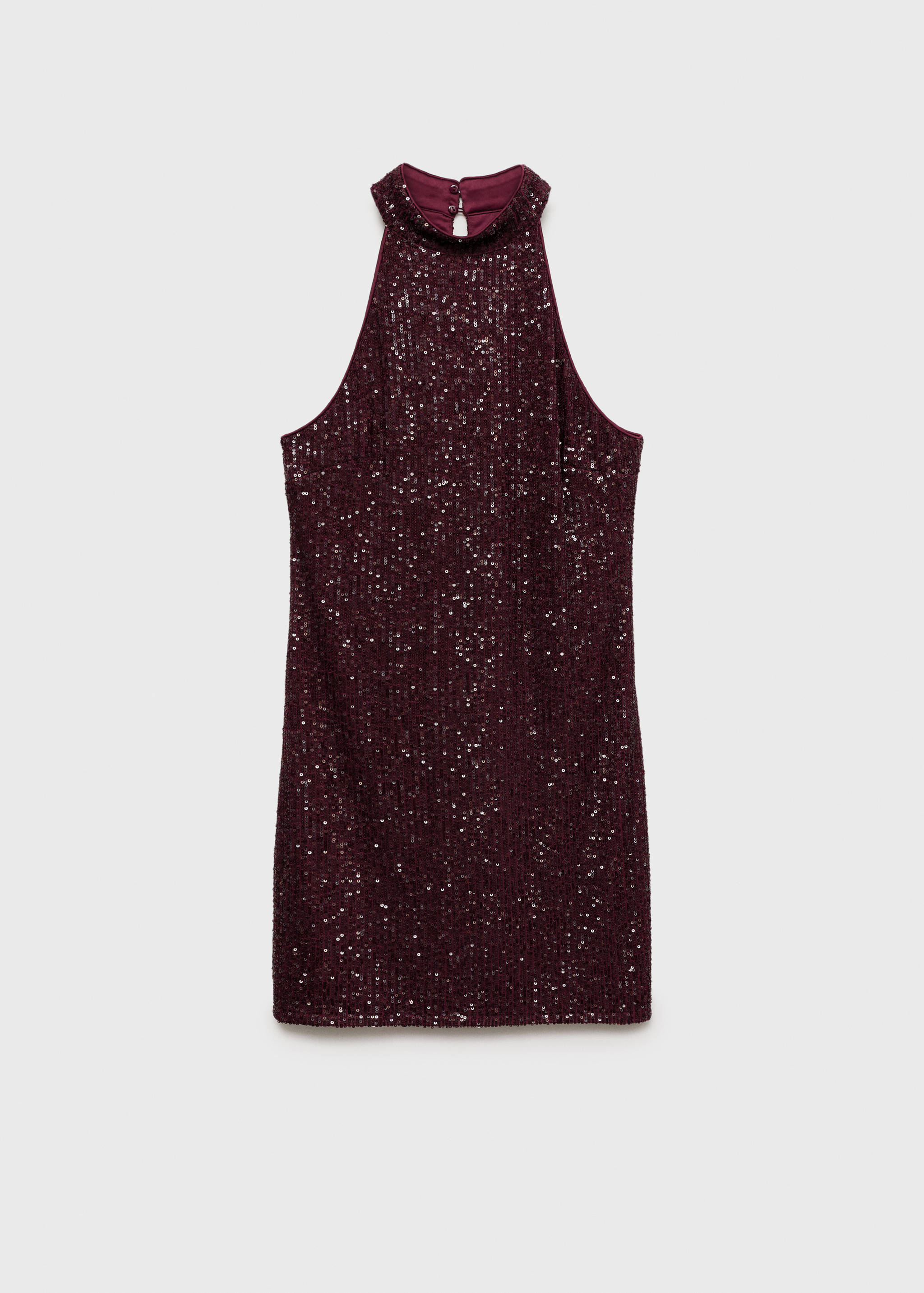 Sequined halter neck dress - Article without model