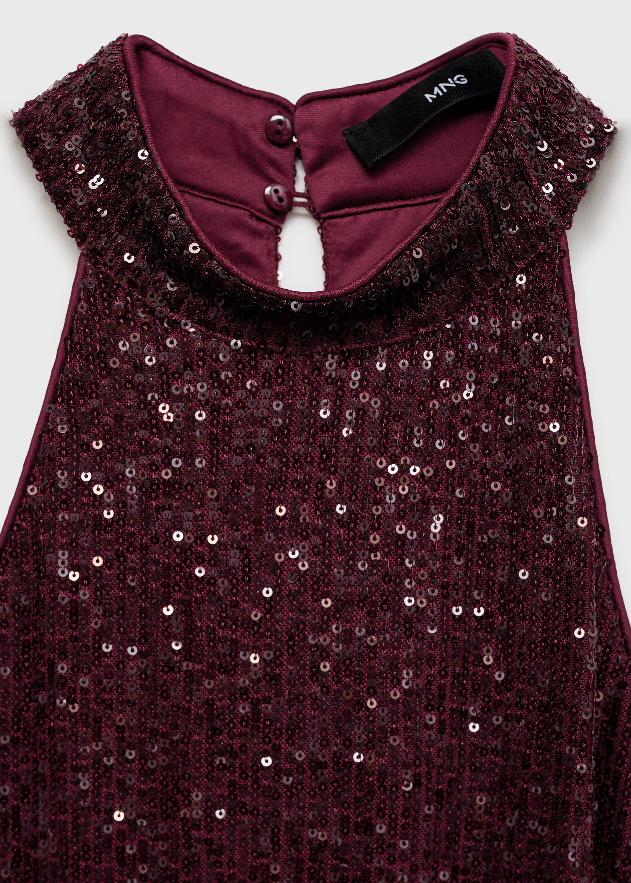 Sequined halter neck dress - Details of the article 8