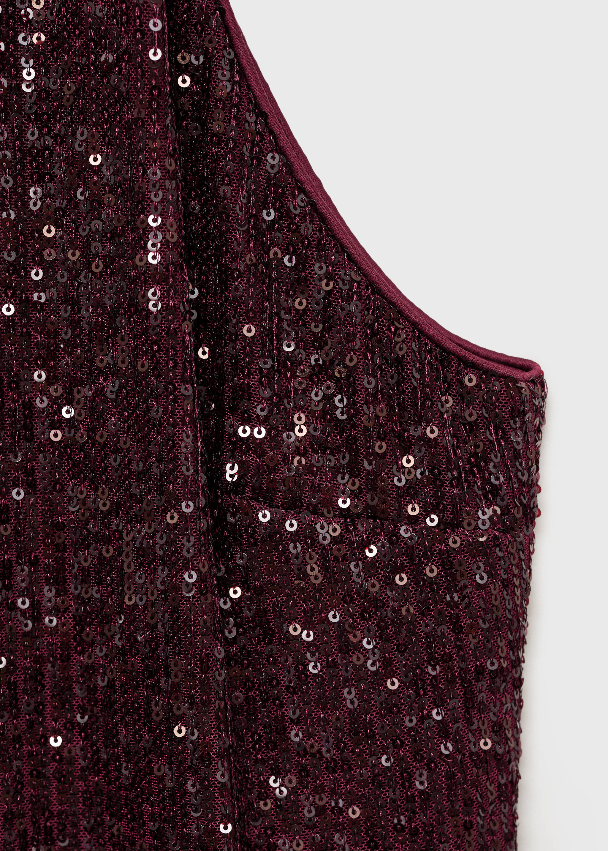 Sequined halter neck dress - Details of the article 0