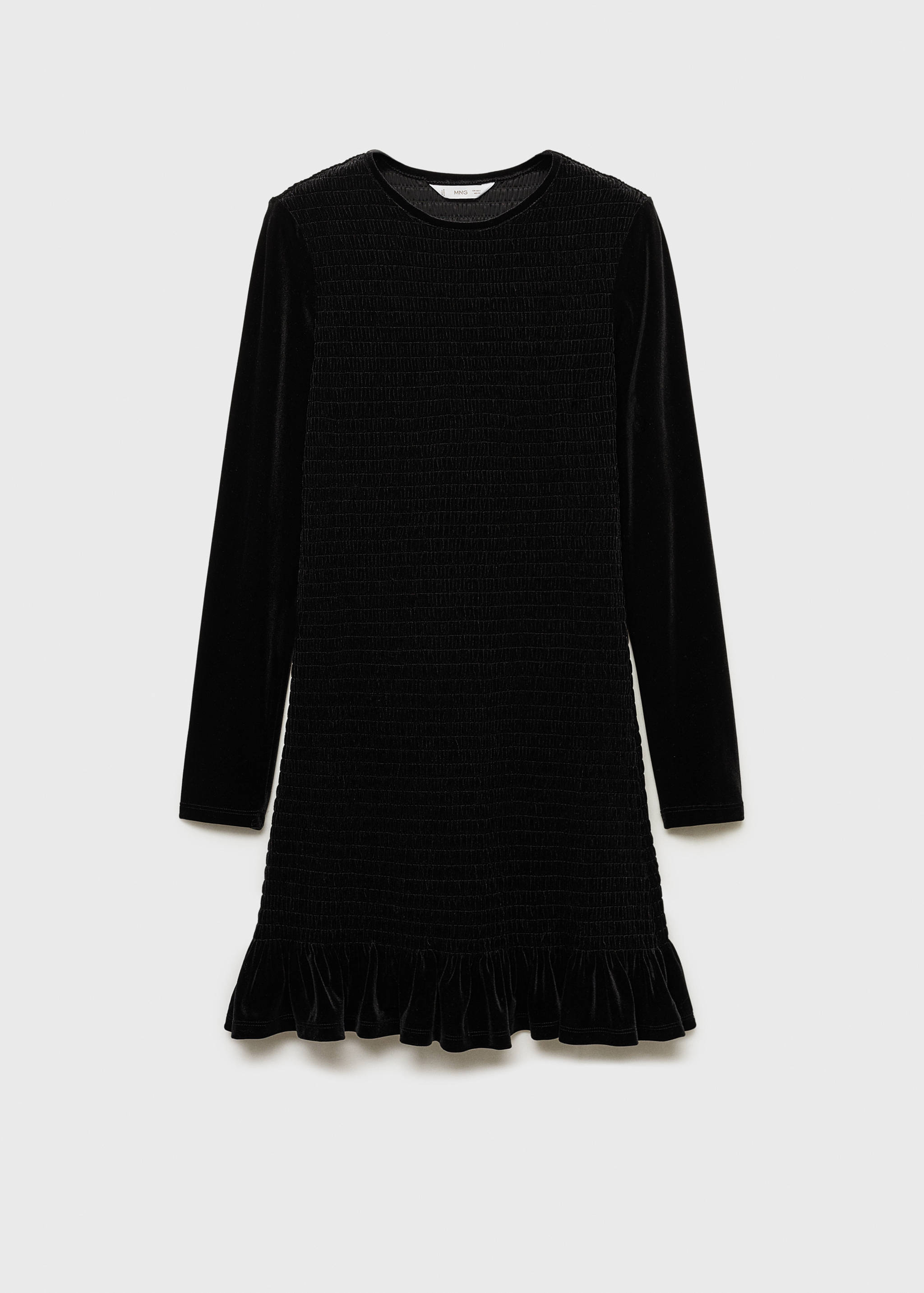 Ruched velvet dress - Article without model