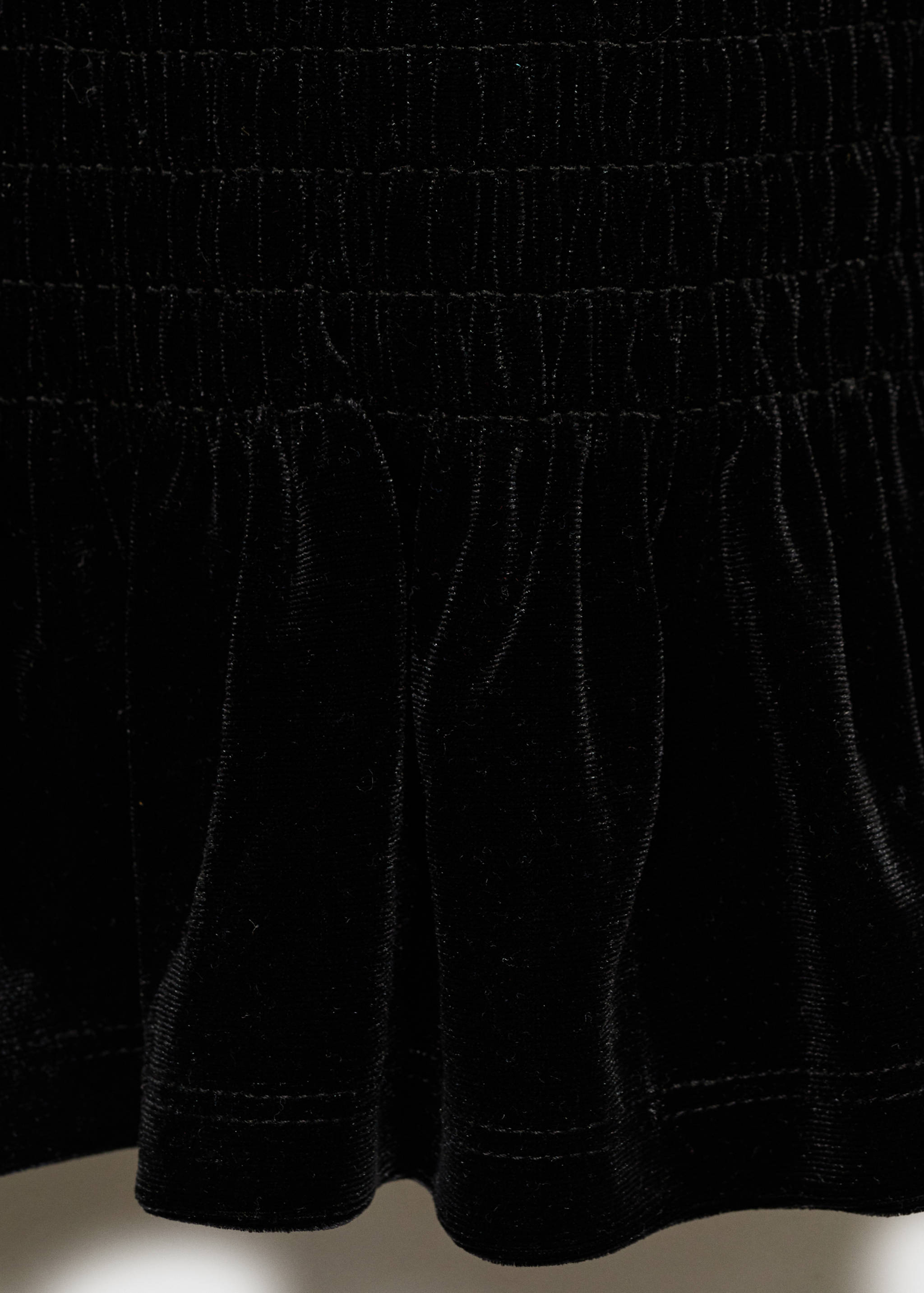 Ruched velvet dress - Details of the article 0