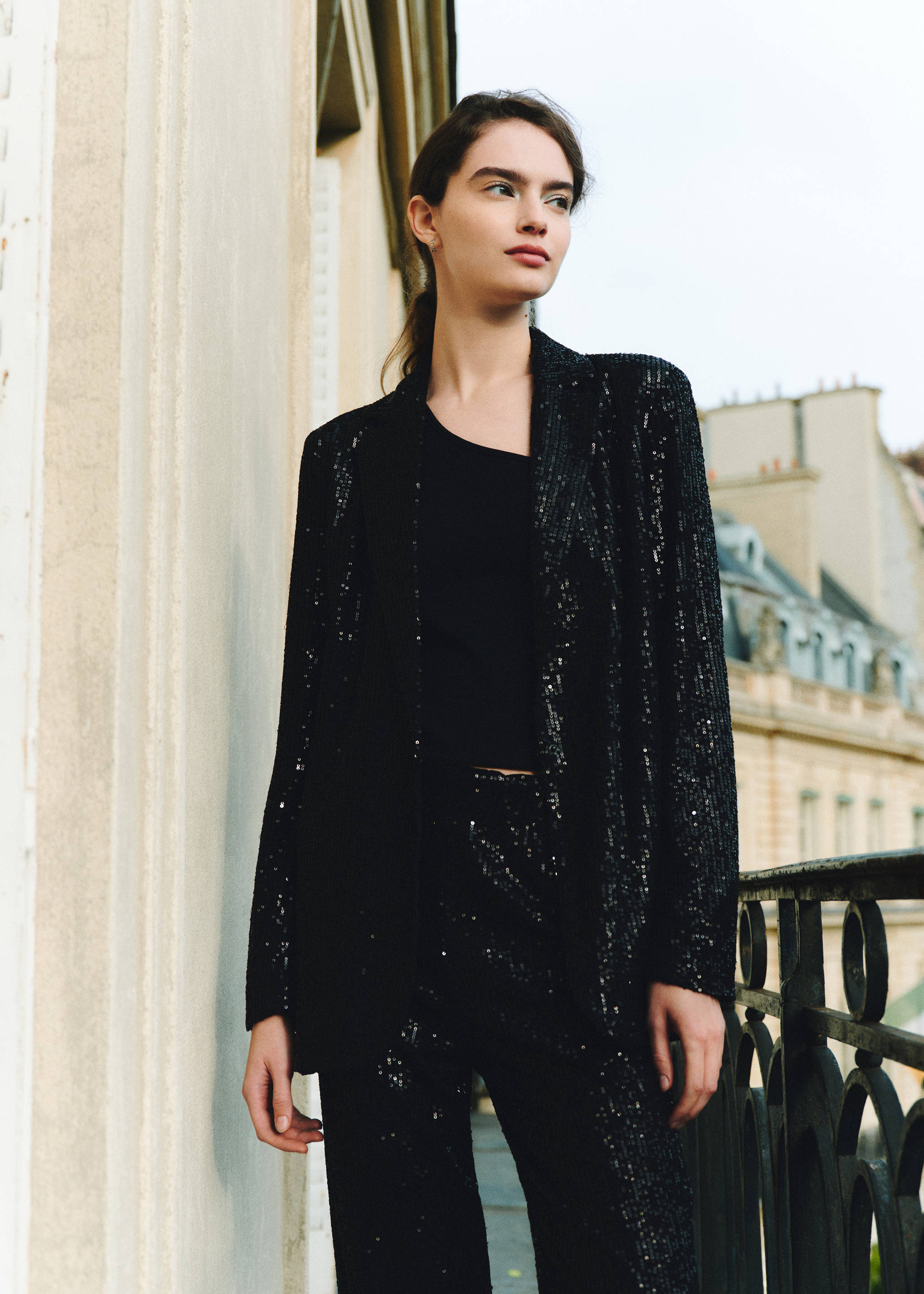 Sequined suit jacket - Details of the article 5
