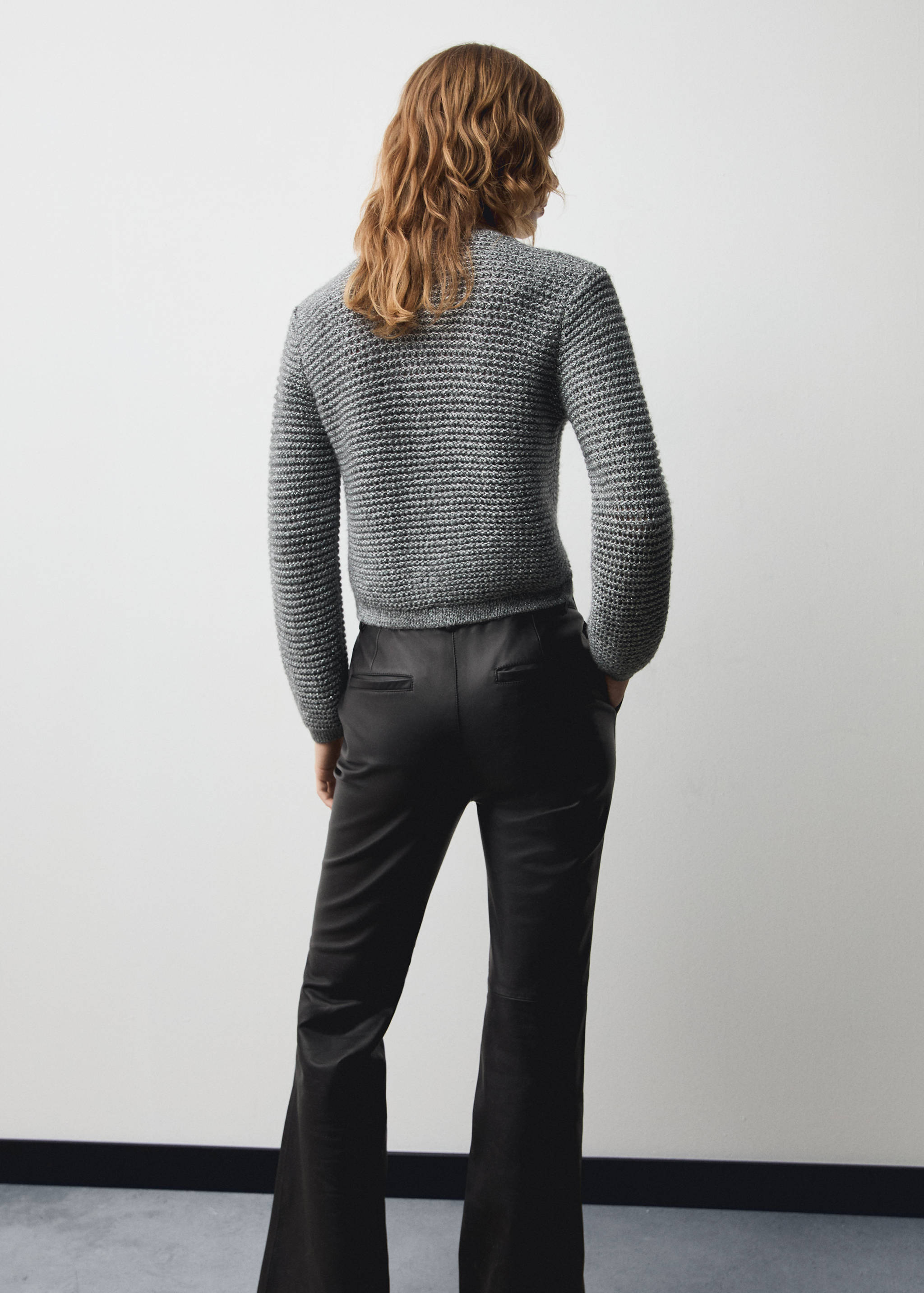 Chaqueta punto lúrex botones - Reverso del artículo