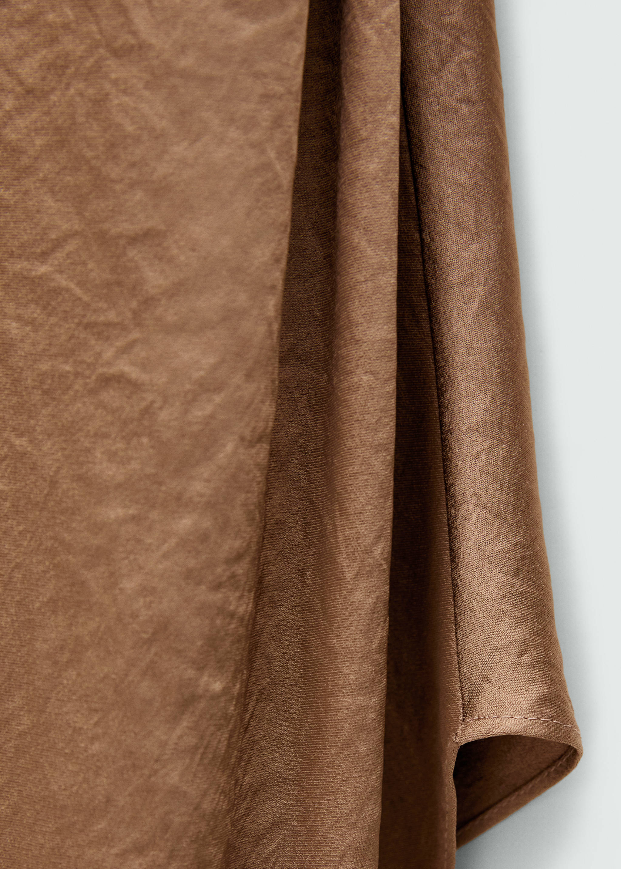 Long asymmetrical cape dress - Details of the article 0