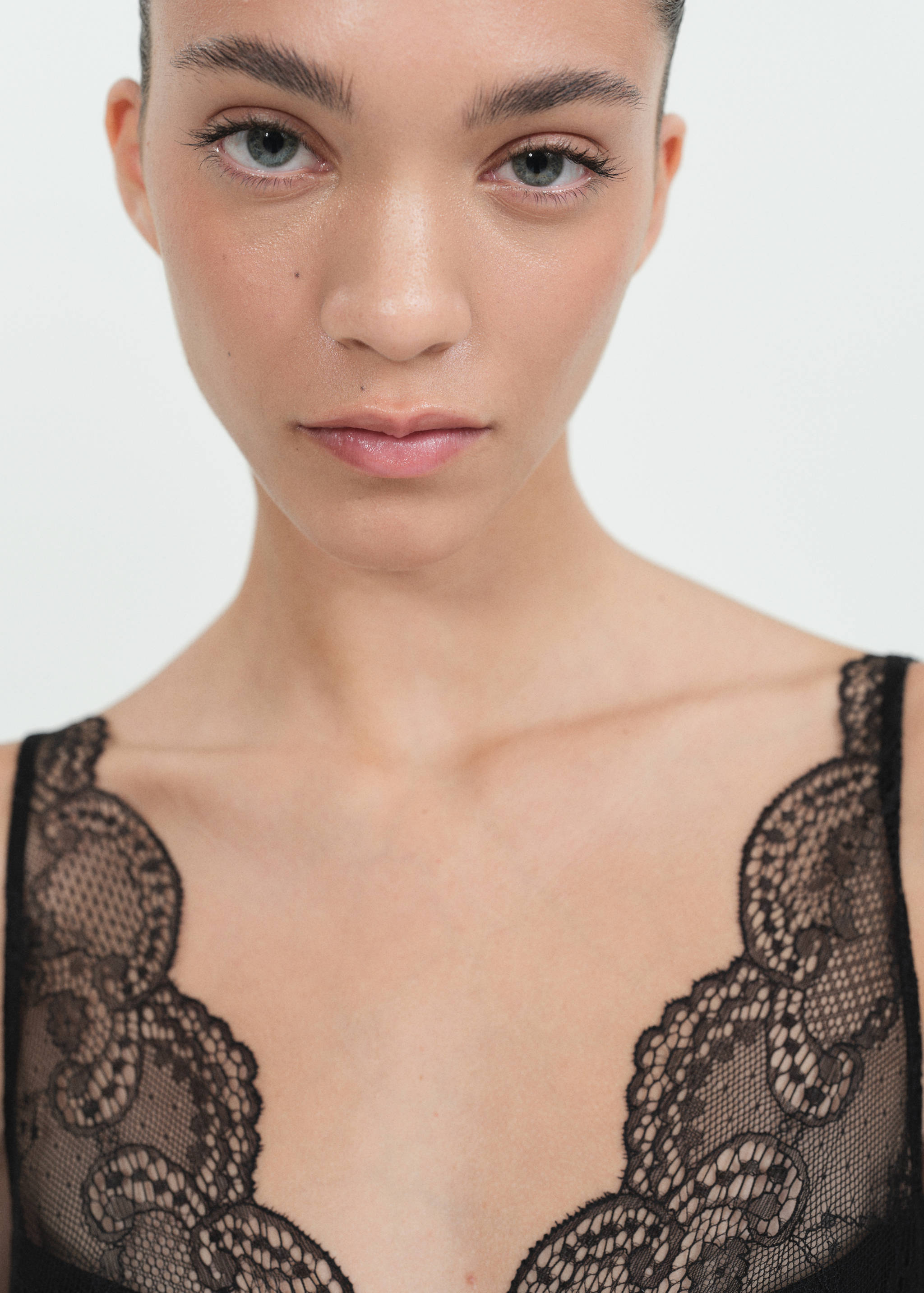 Guipure slip dress - Details of the article 1