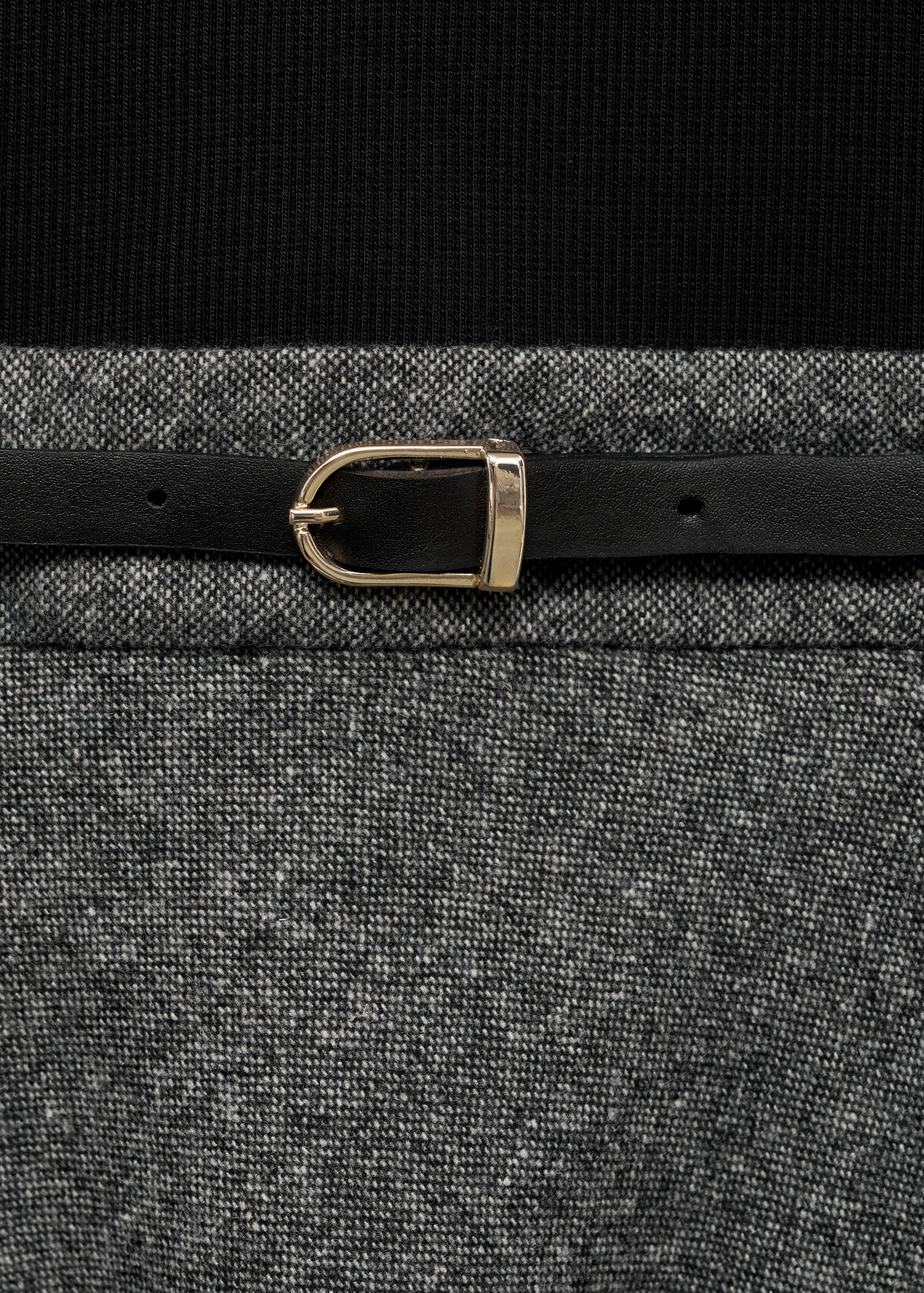 Combined turtleneck dress - Details of the article 8