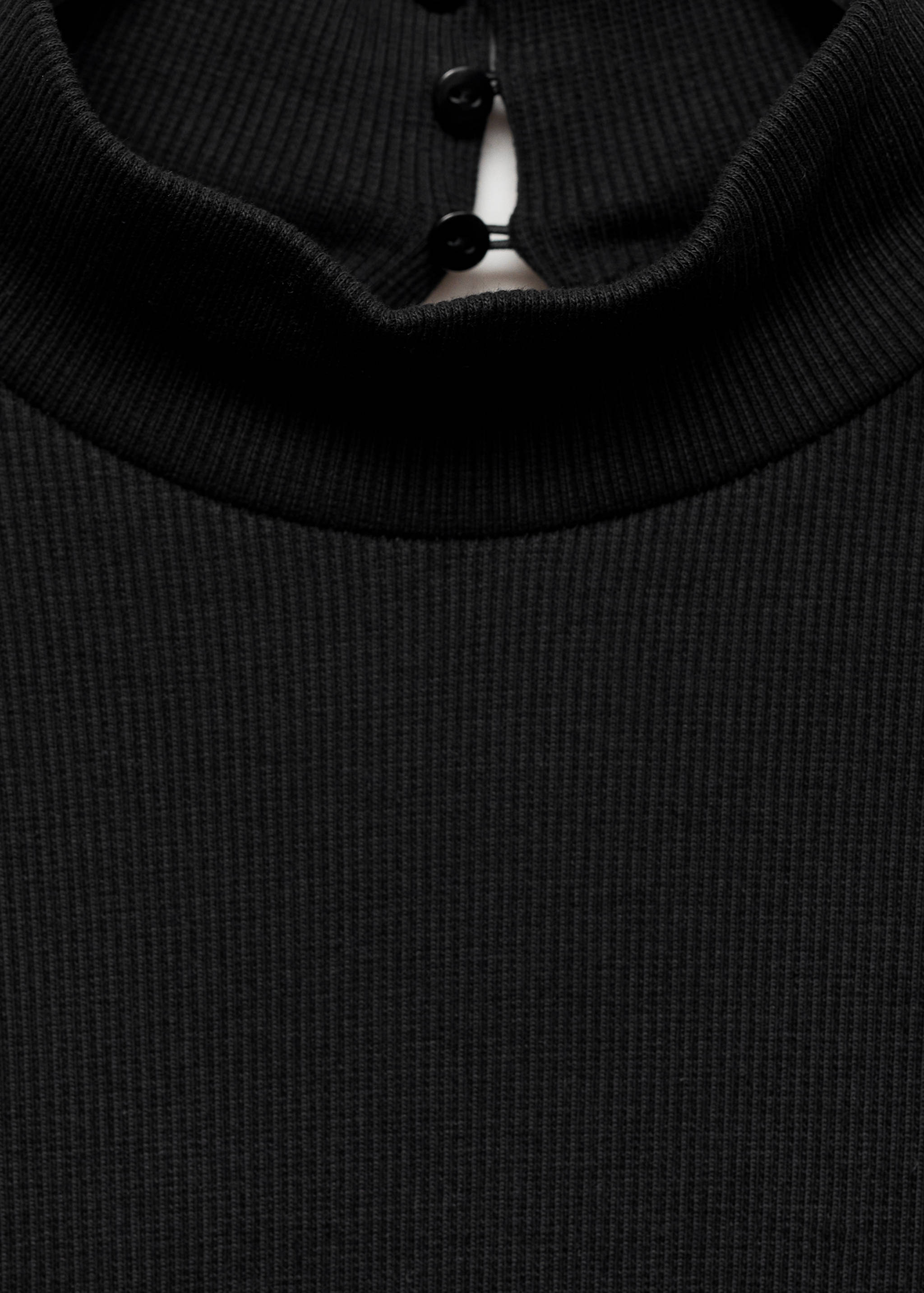 Combined turtleneck dress - Details of the article 0