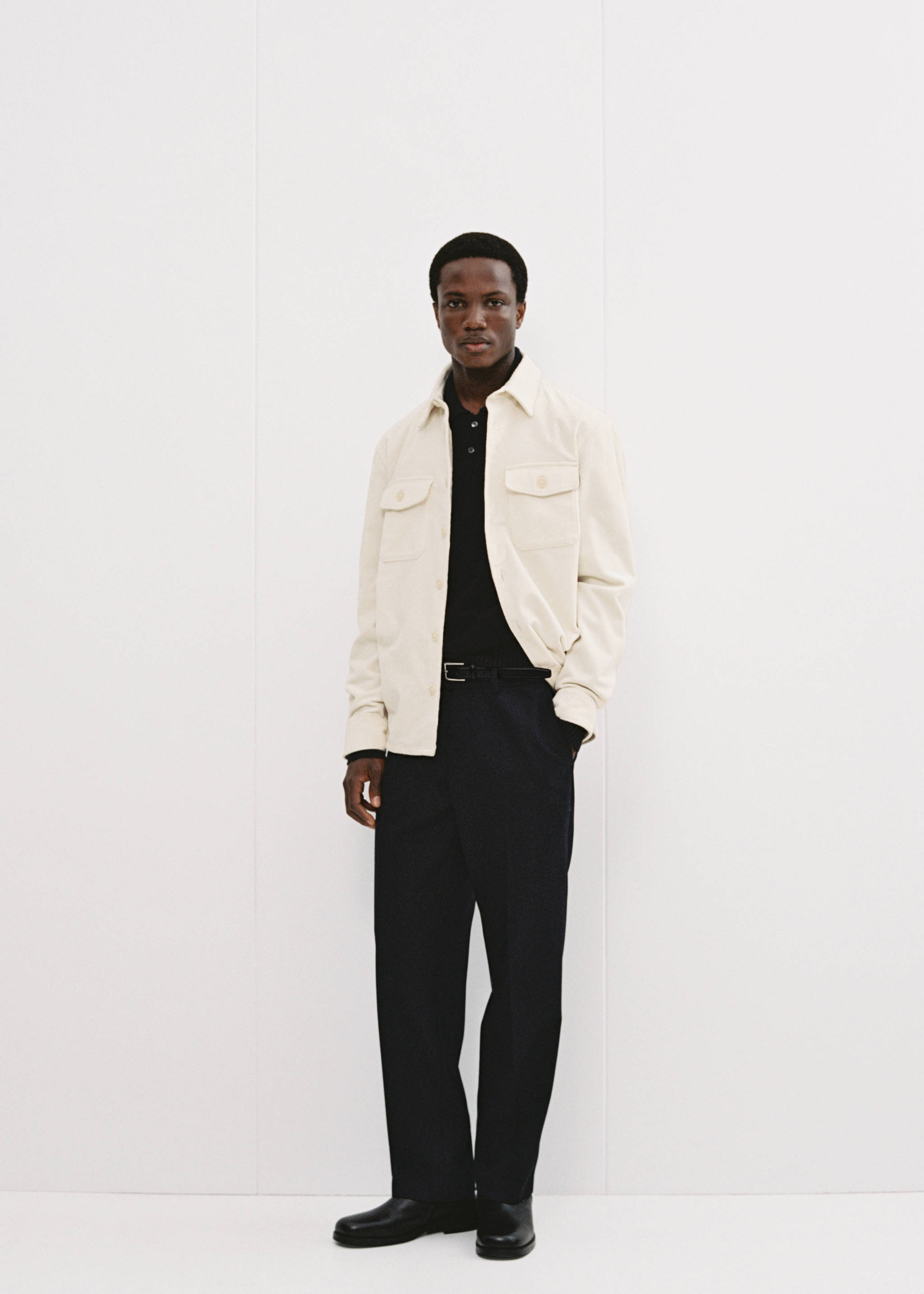 Regular-fit wool pants - Details of the article 3