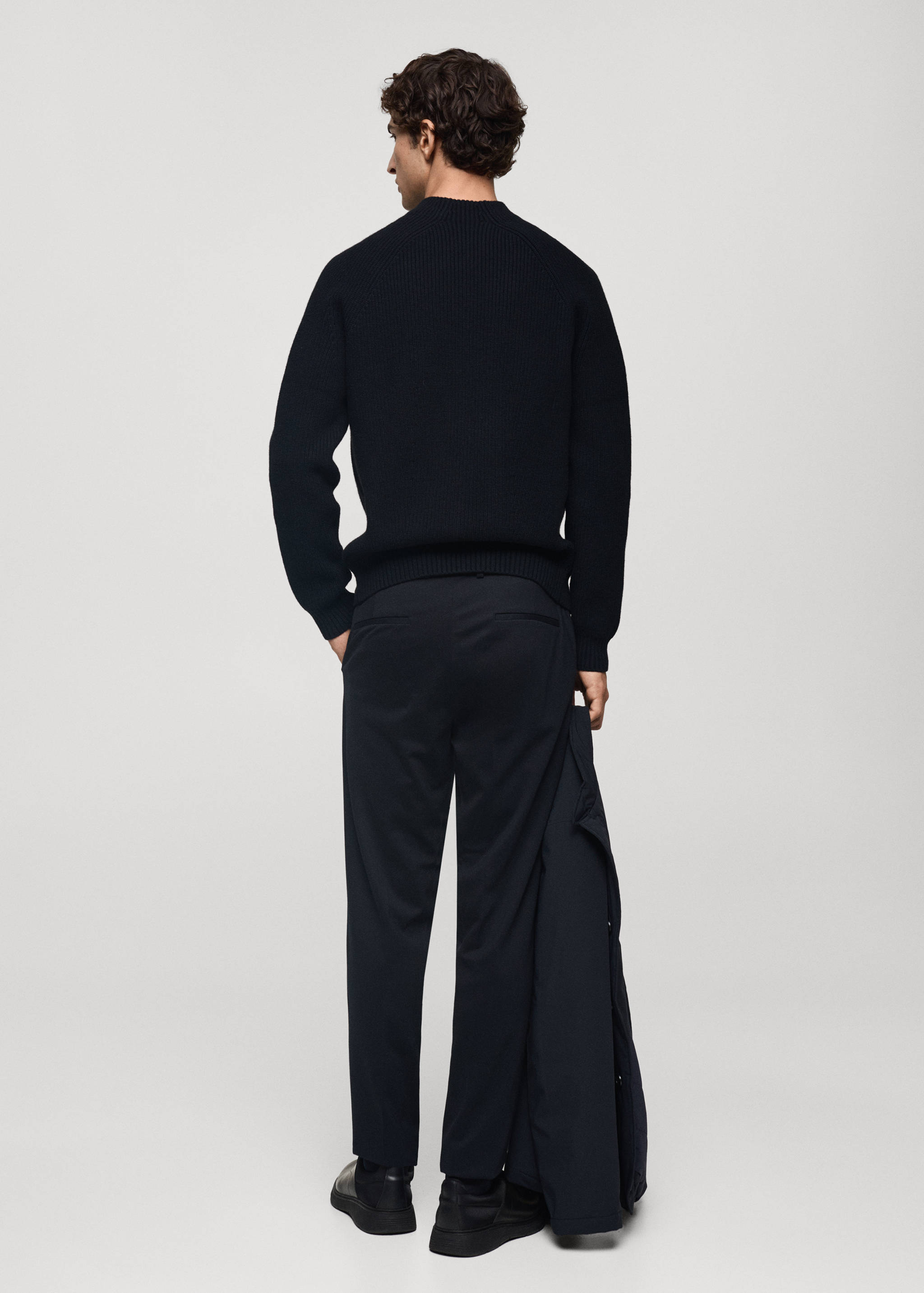 Coolmax® breathable wool-blend sweater - Verso de l’article