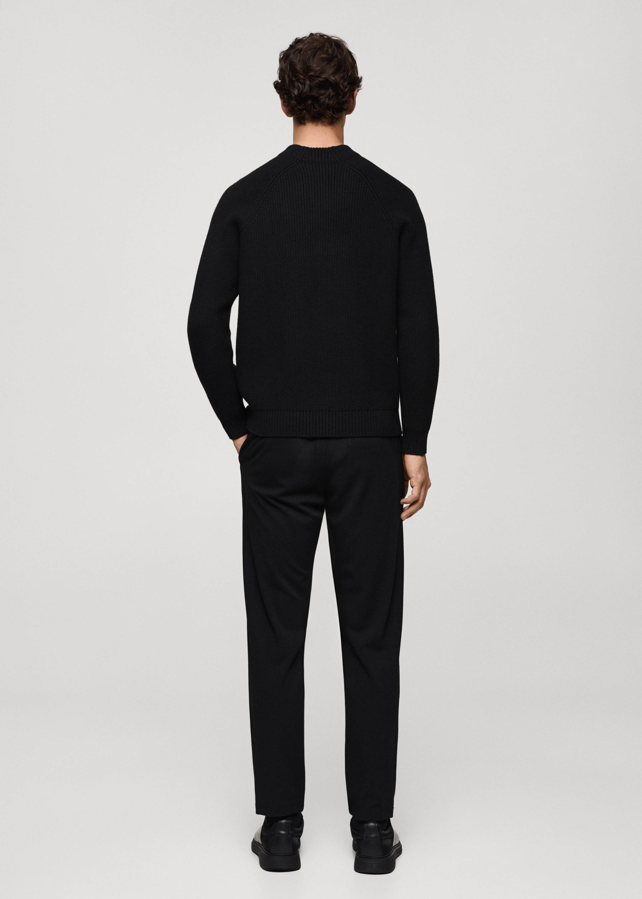 Coolmax® breathable wool-blend sweater - Verso de l’article