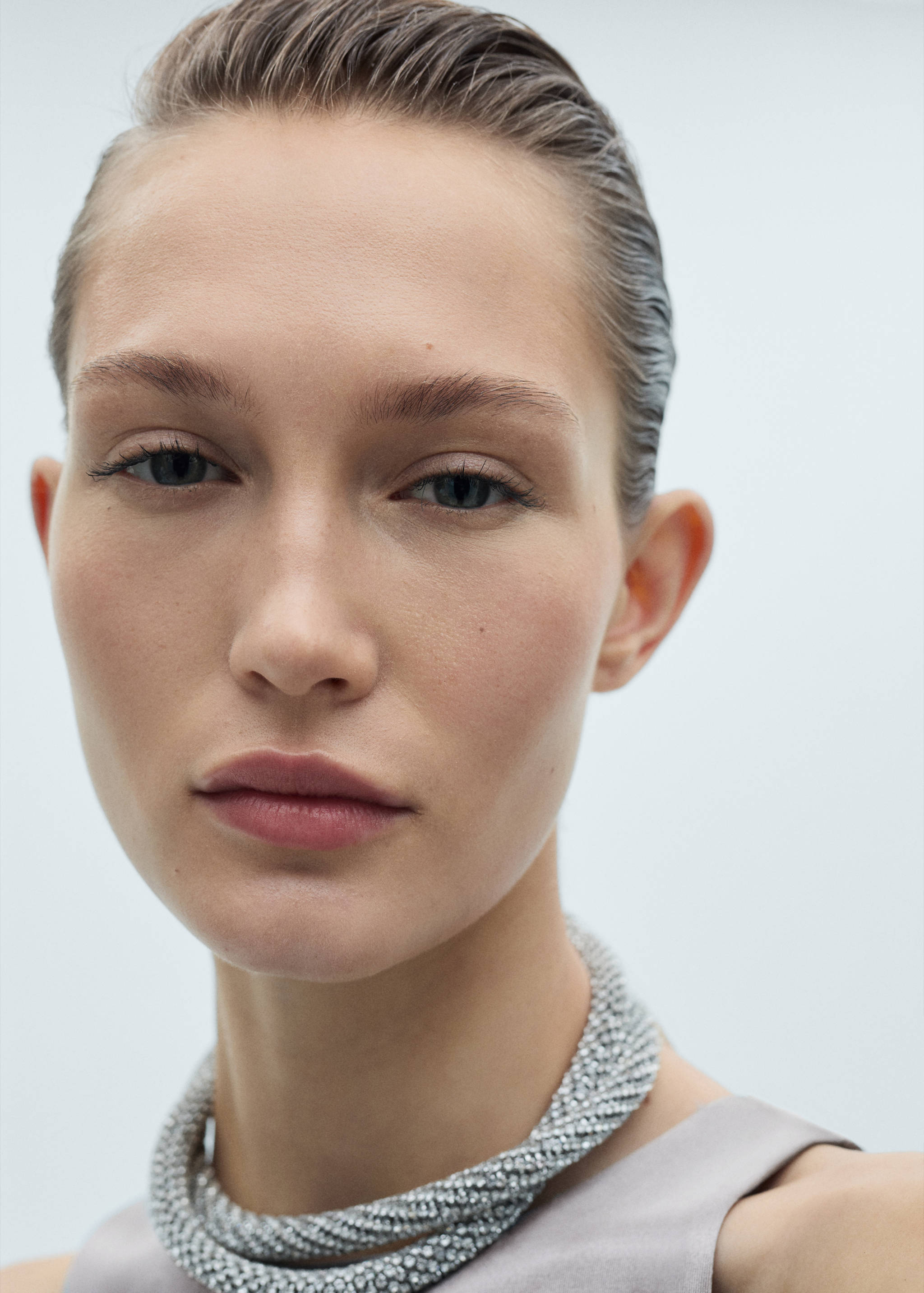 Metallic satin top - Details of the article 1