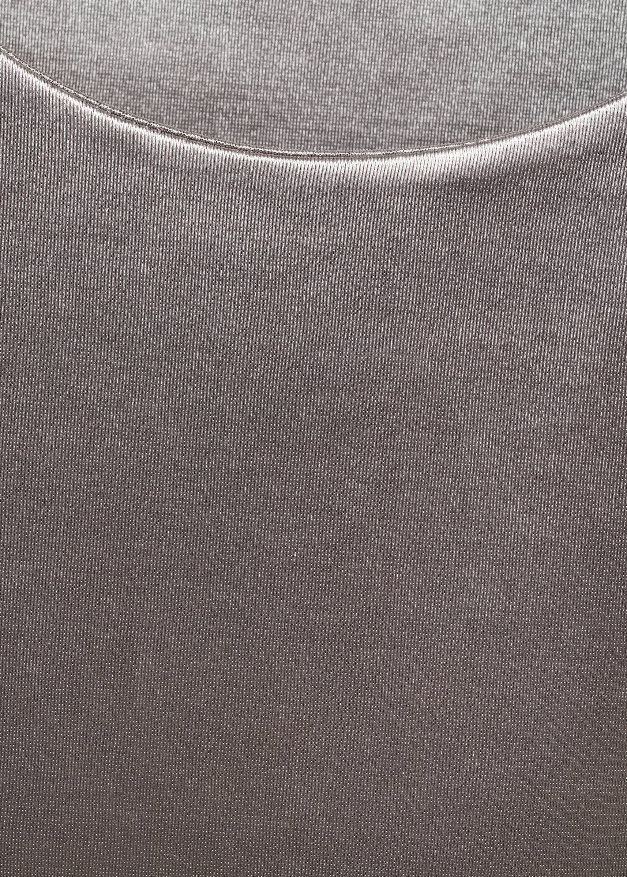 Metallic satin top - Details of the article 8