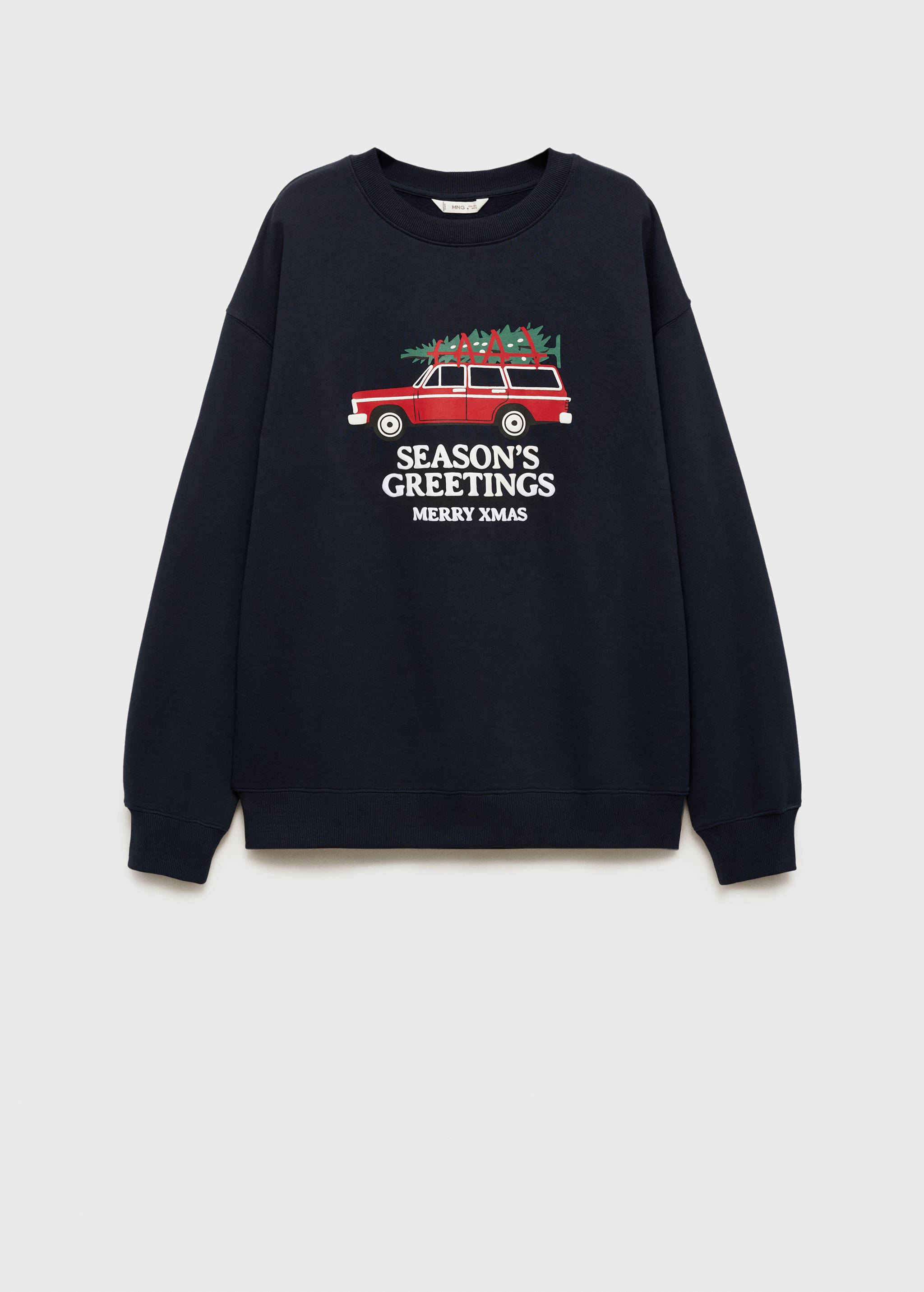 Christmas-print sweatshirt - Article without model