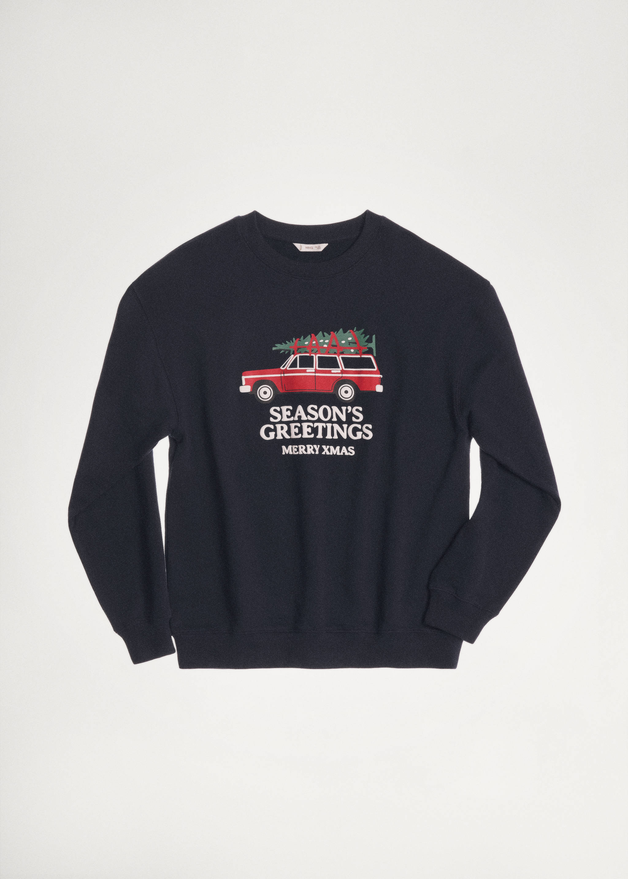 Christmas-print sweatshirt - Details of the article 9