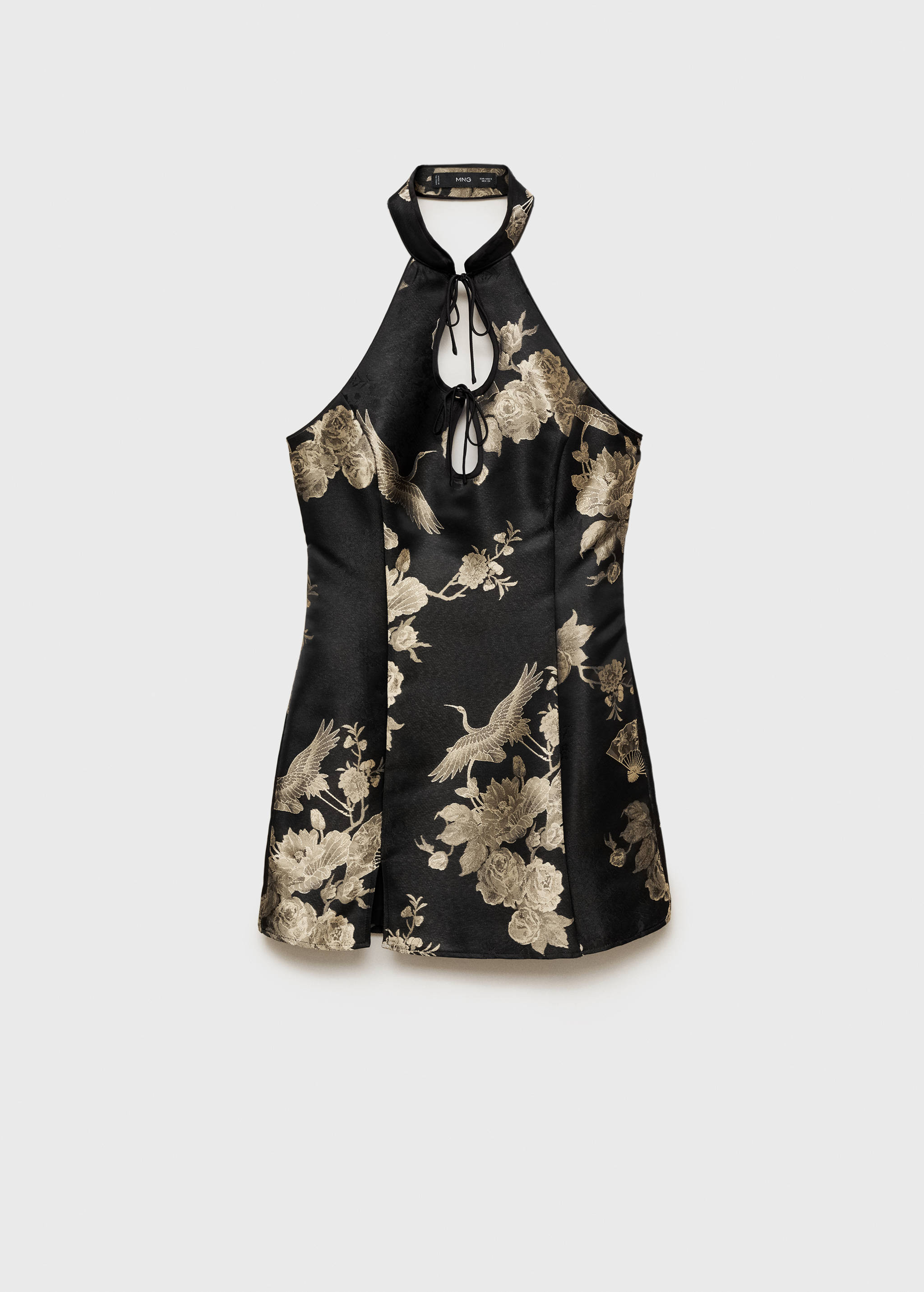 Open back jacquard dress - Article without model