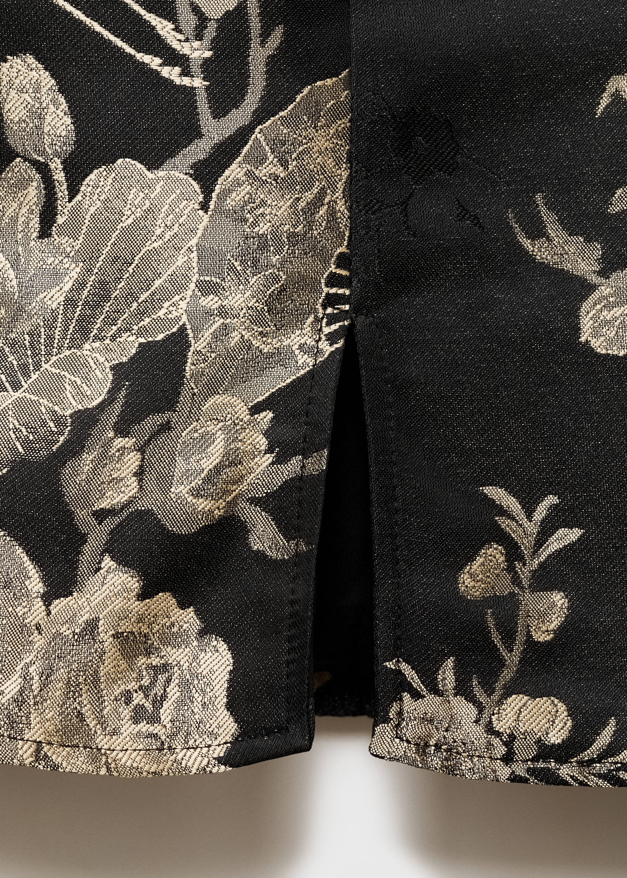 Open back jacquard dress - Details of the article 0