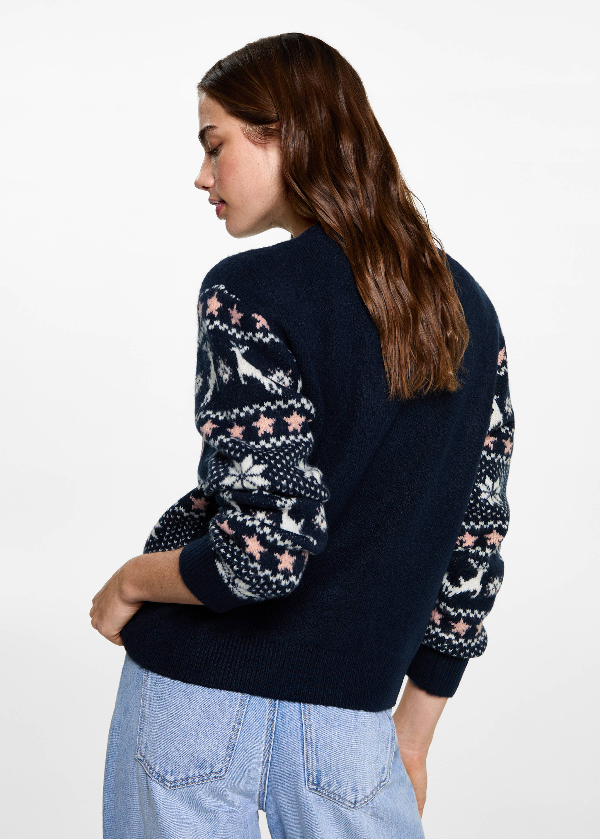 Pull-over Noël jacquard - Verso de l’article