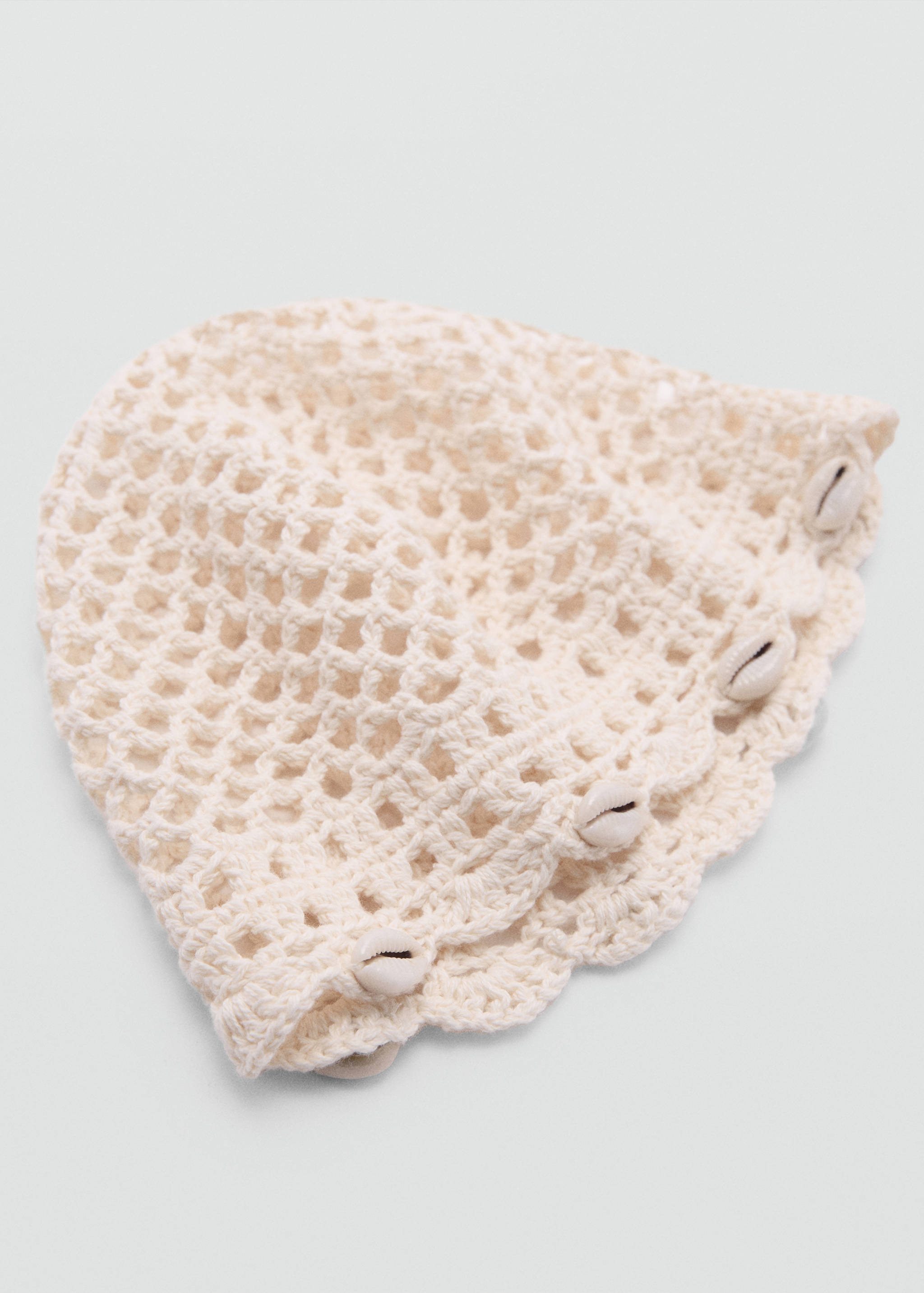 Gorro casquete crochet - Plano medio