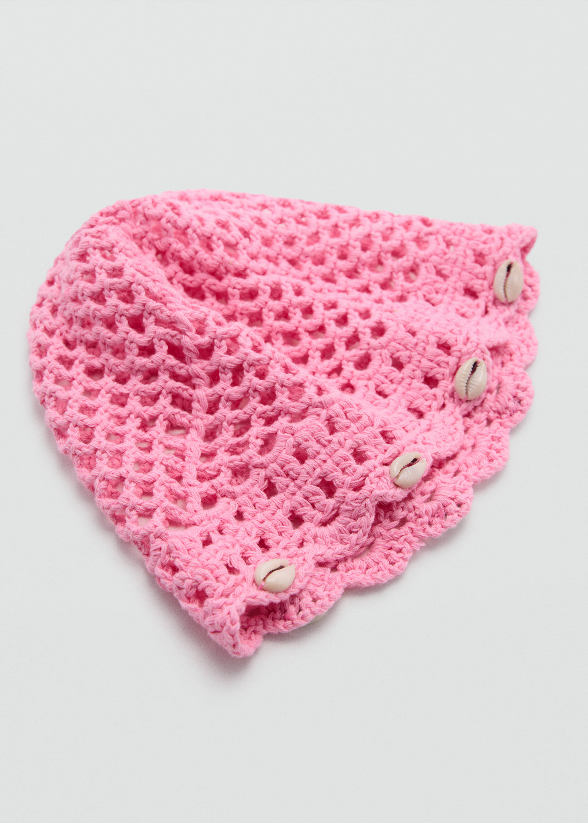 Gorro casquete crochet - Plano medio