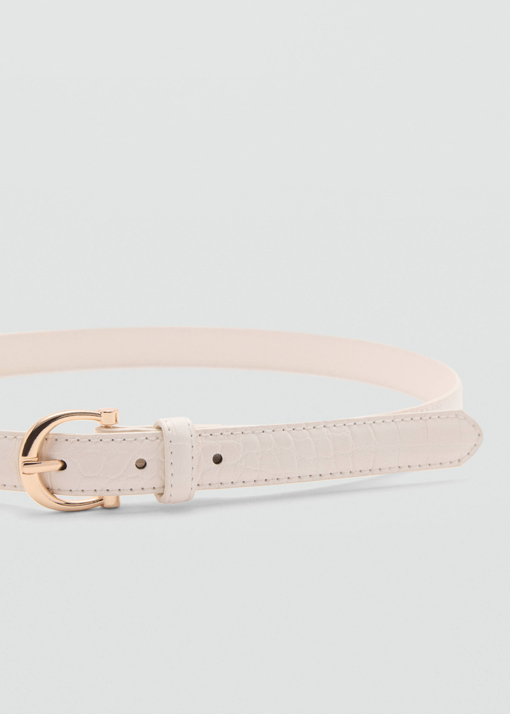 Ceinture effet crocodile - Plan moyen