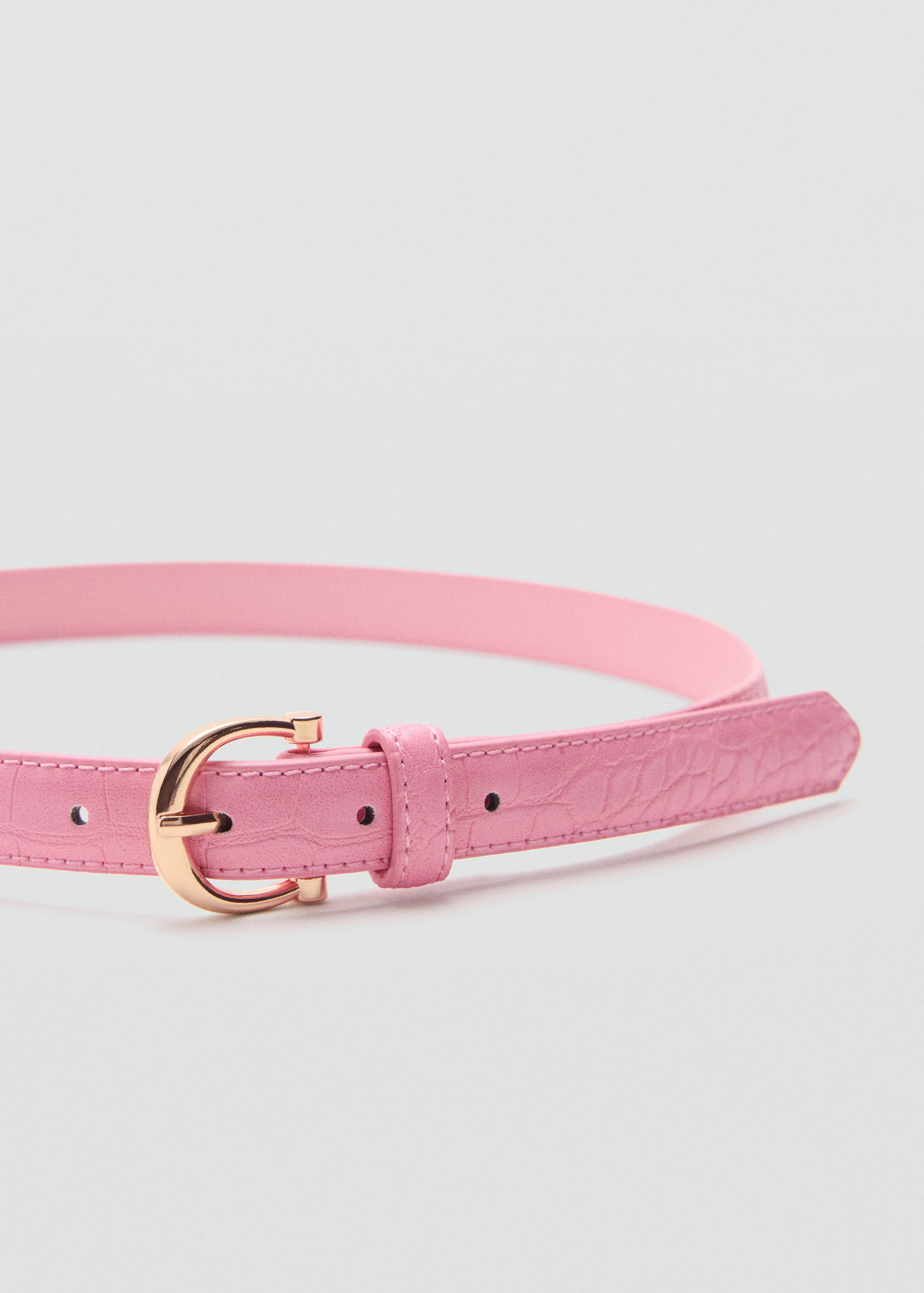 Crocodile effect belt - Medium plane