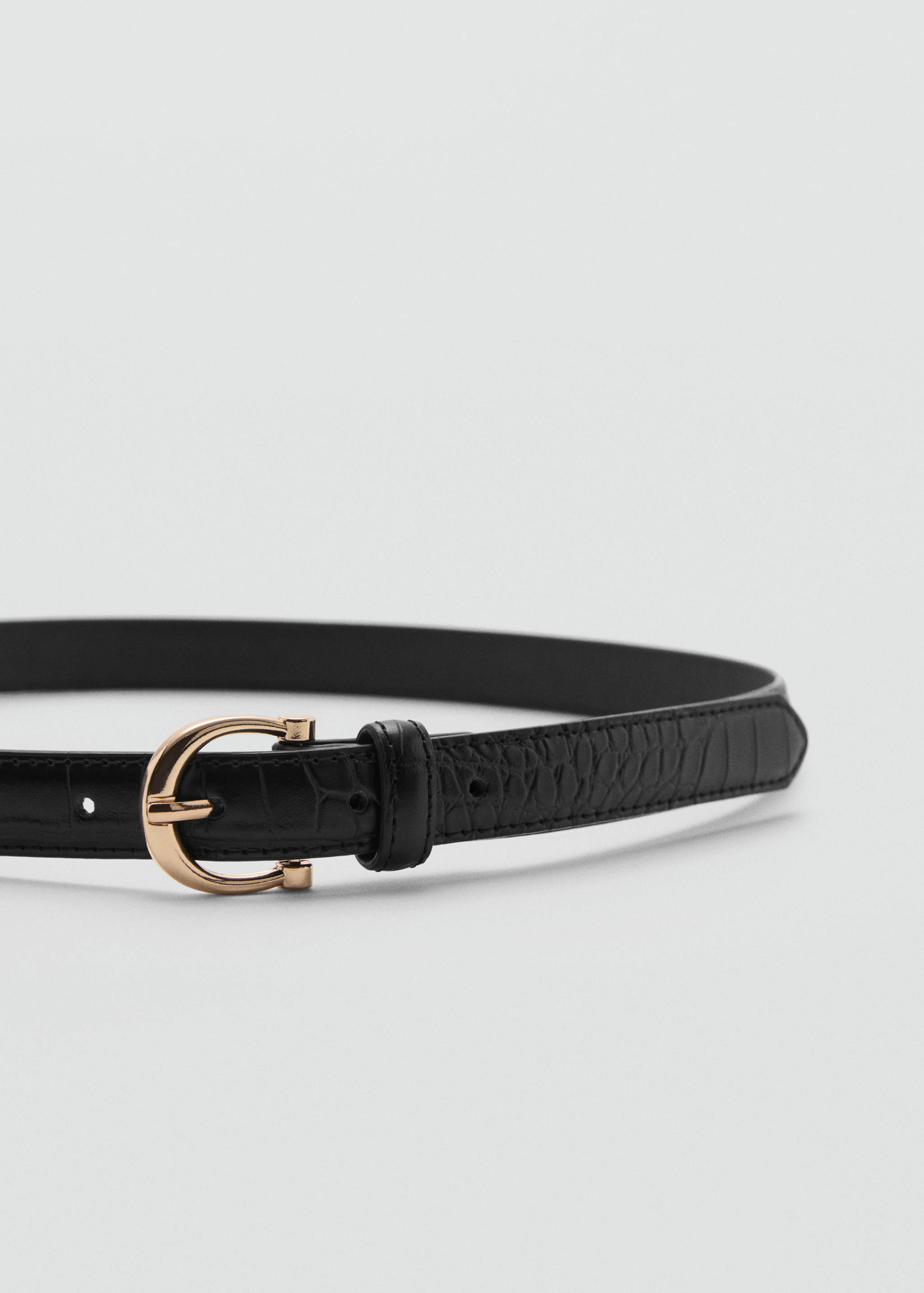 Crocodile effect belt - Medium plane