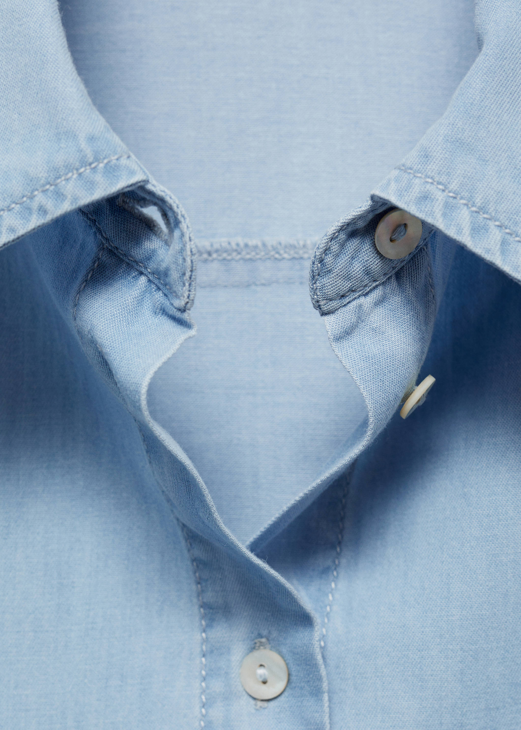 Sleeveless denim shirt - Details of the article 8