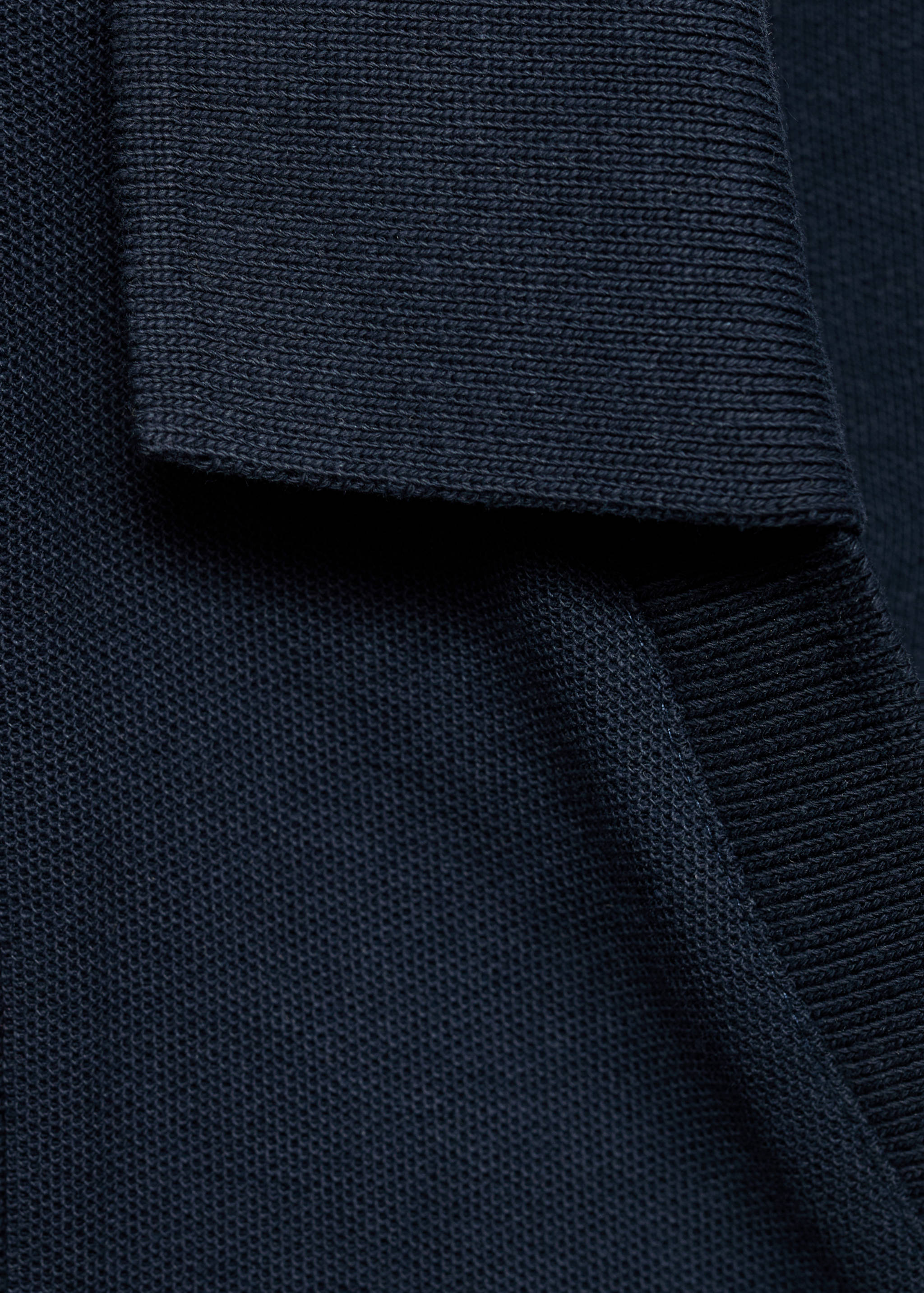 Cropped cotton polo shirt - Details of the article 8