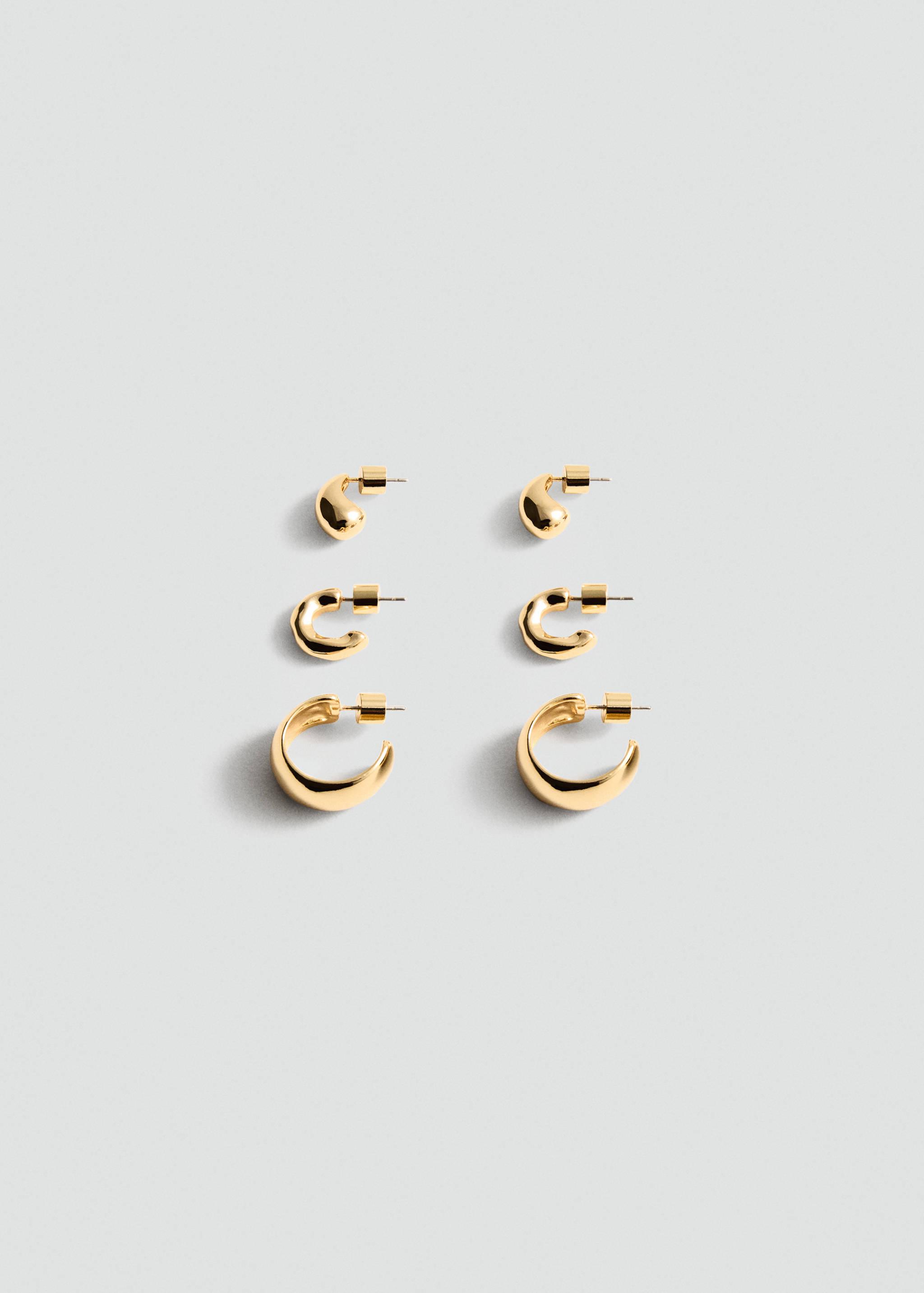 Set pendientes aros - Artículo sin modelo