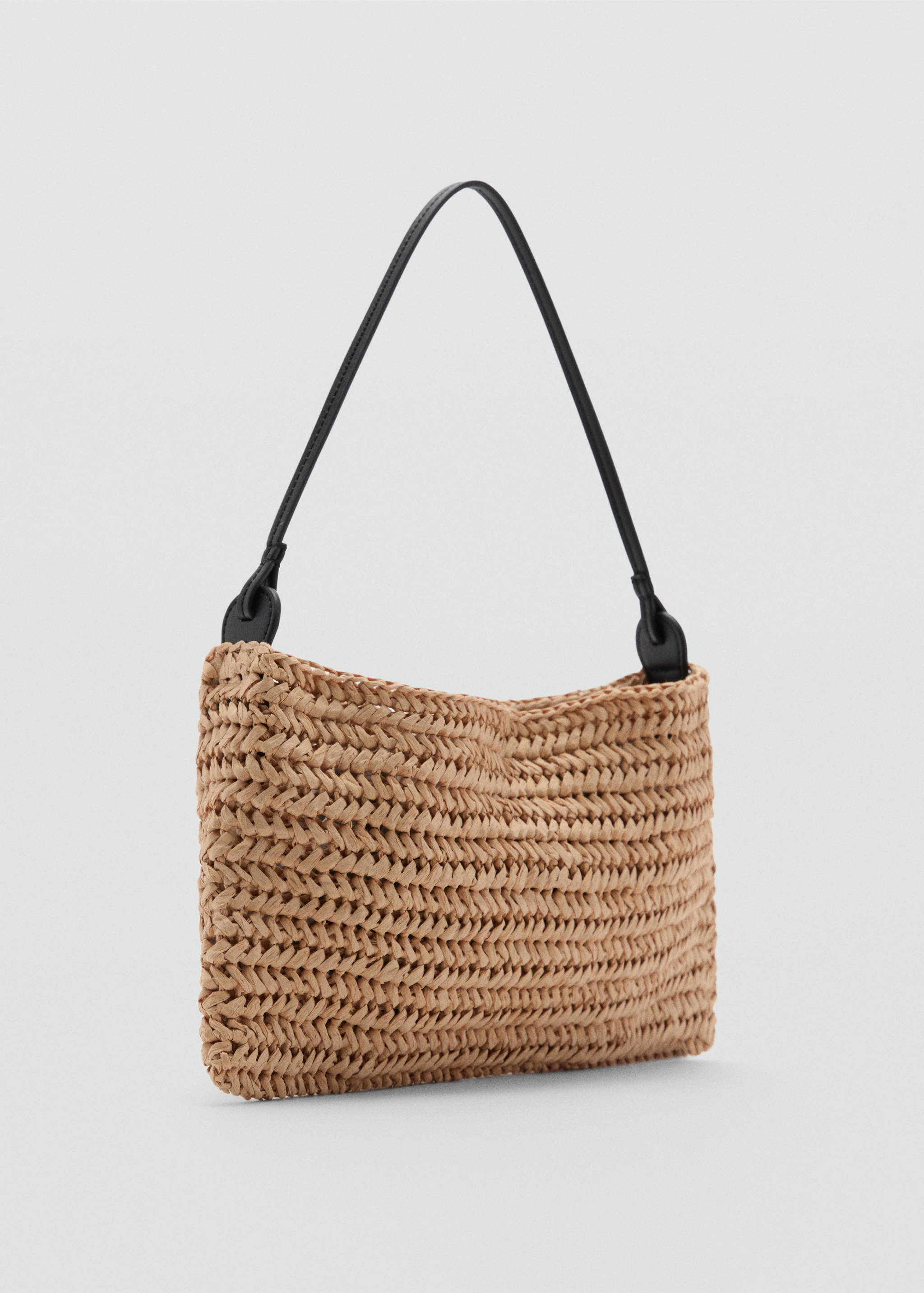 Natural fibre shoulder bag - Medium plane