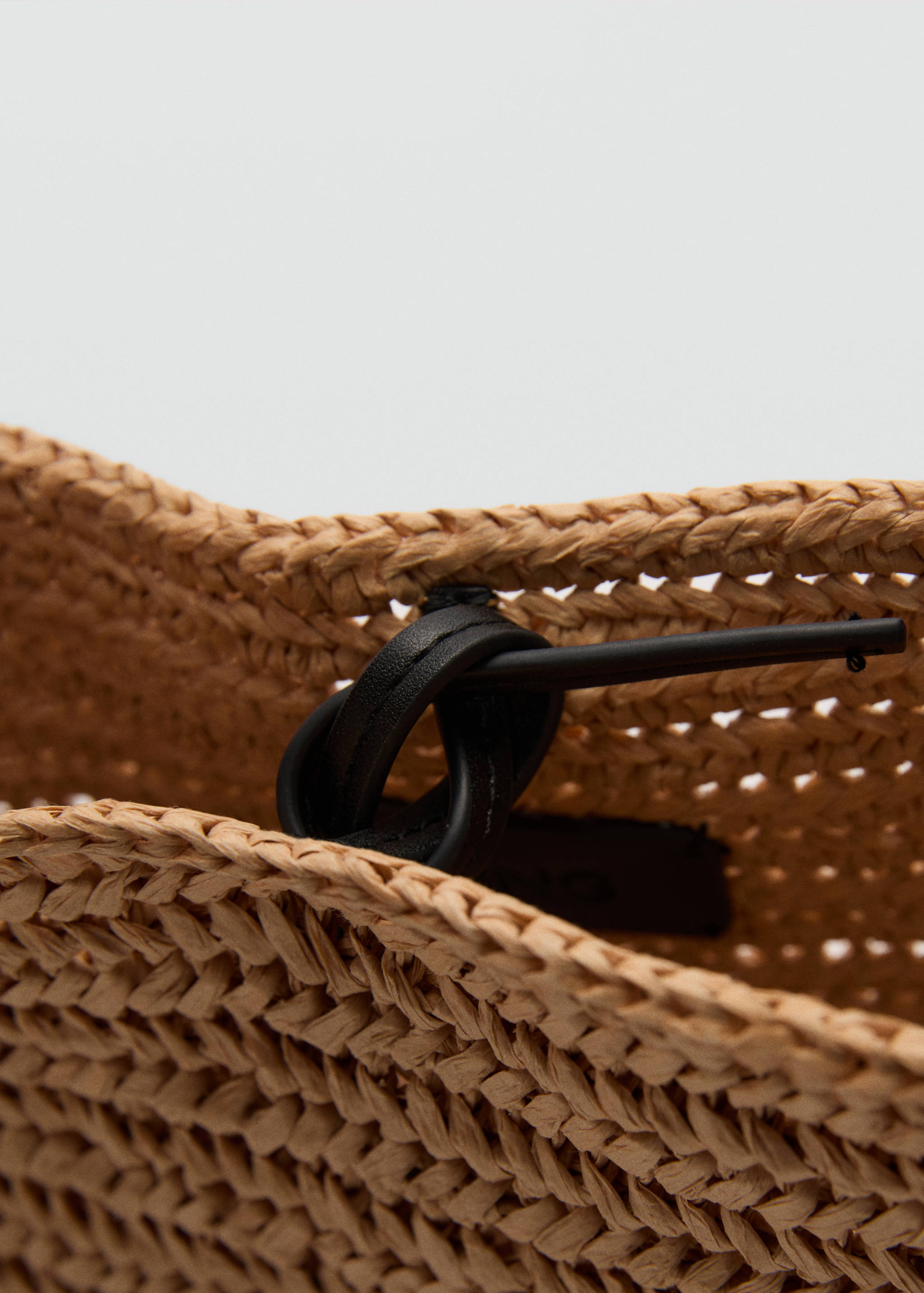 Natural fibre shoulder bag - Details of the article 1