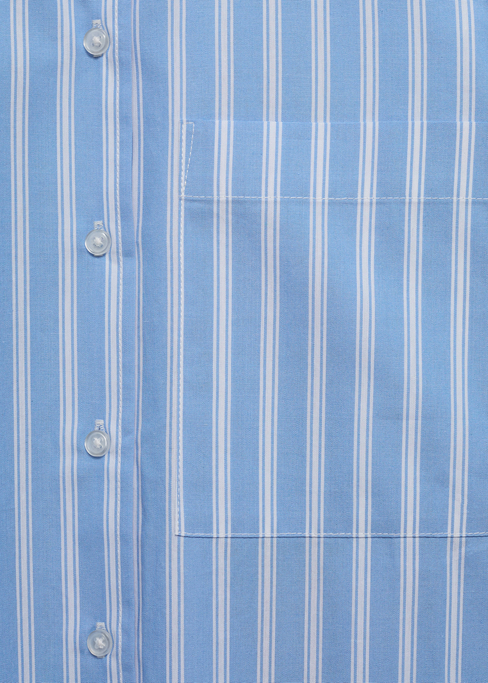 Рубашка из хлопка в полоску - Деталь изделия 0