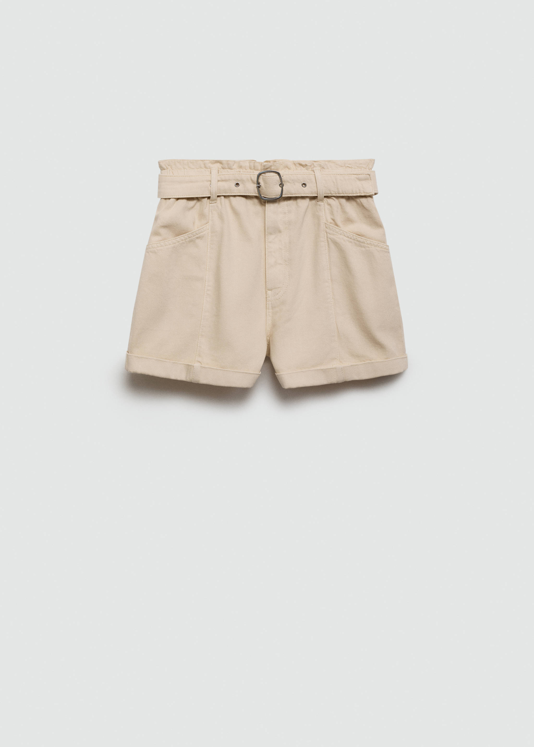 Shorts vaqueros cinturón - Artículo sin modelo