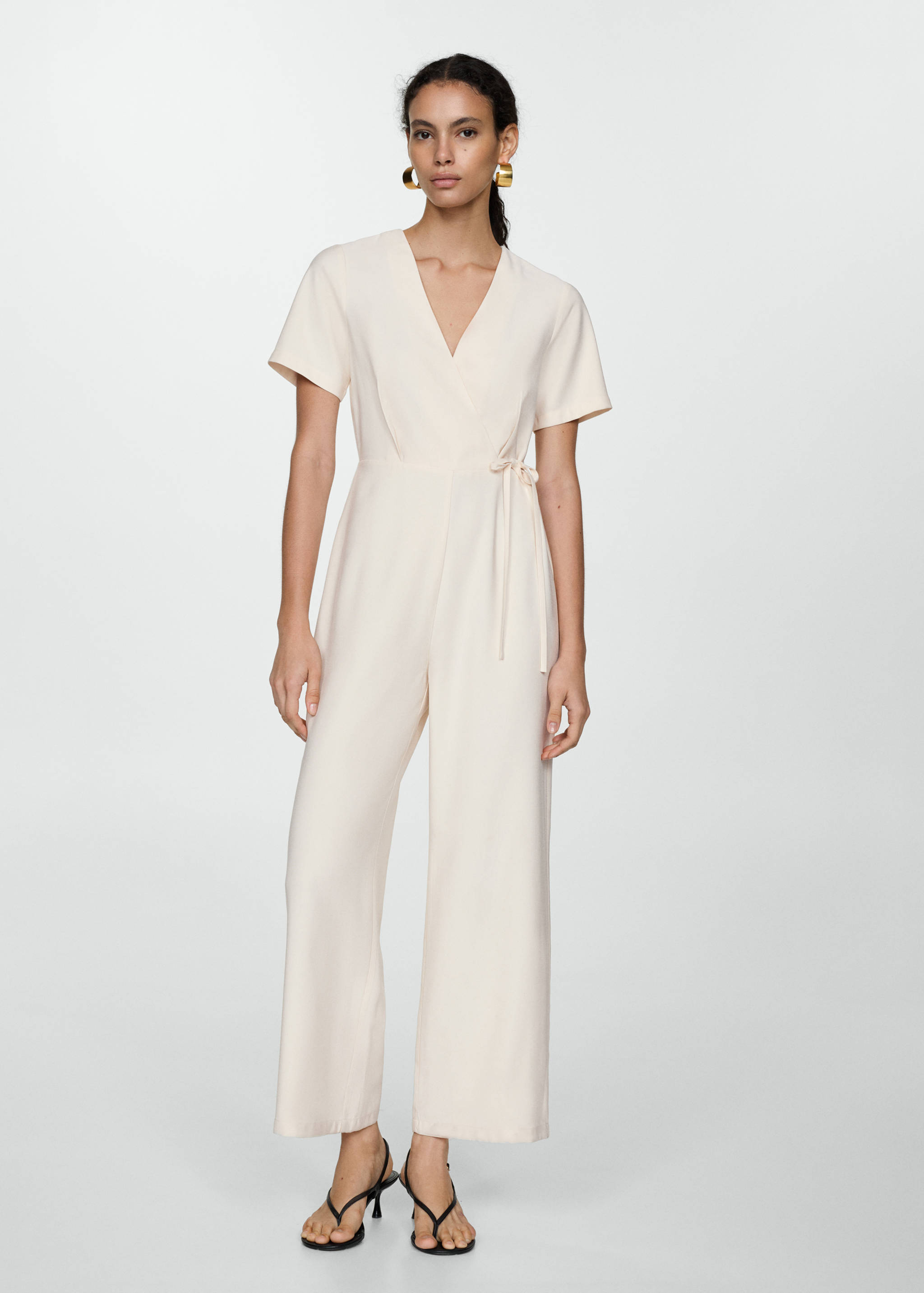 Bow wrap jumpsuit - General plane