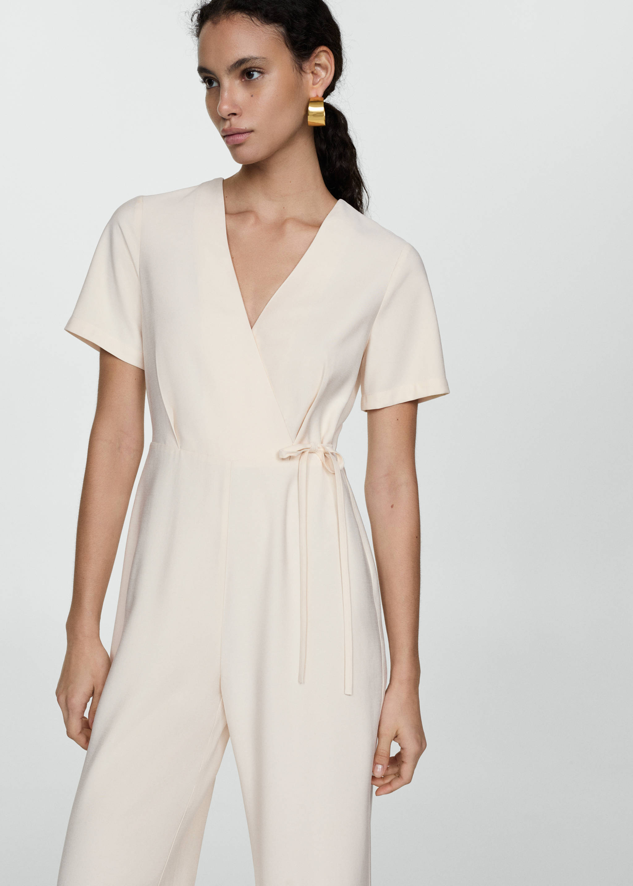 Bow wrap jumpsuit - Medium plane