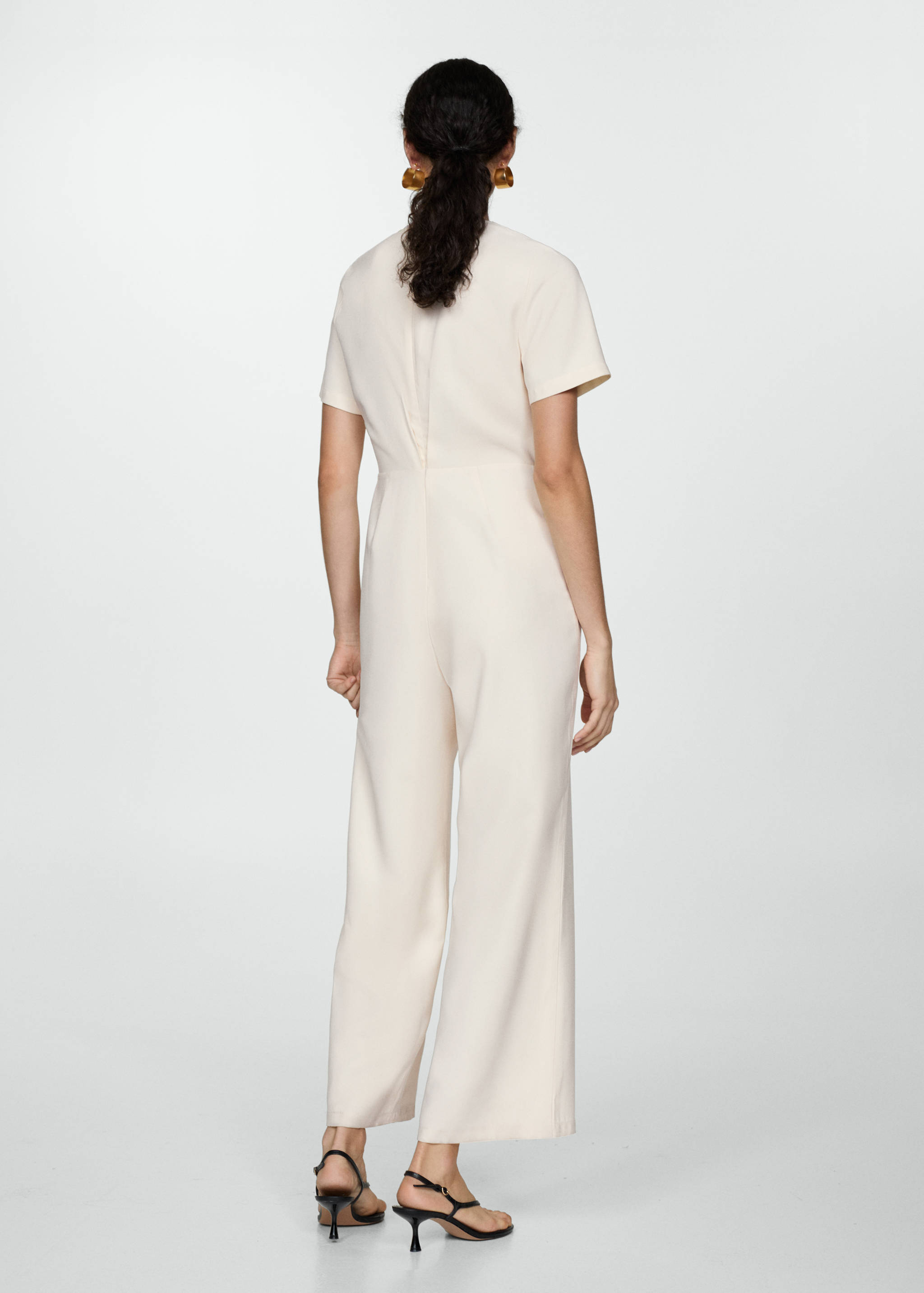 Bow wrap jumpsuit - Reverse of the article