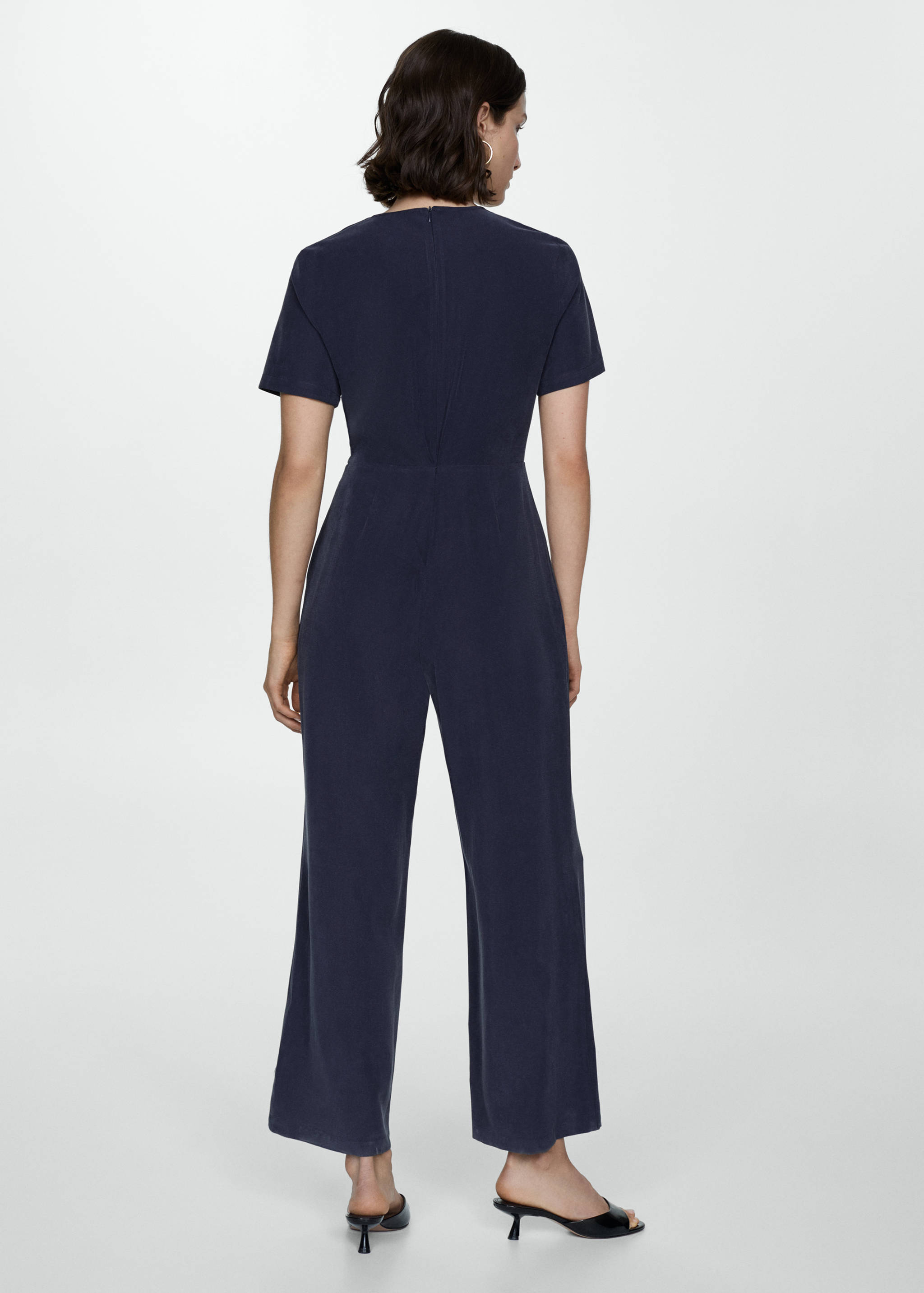 Bow wrap jumpsuit - Reverse of the article