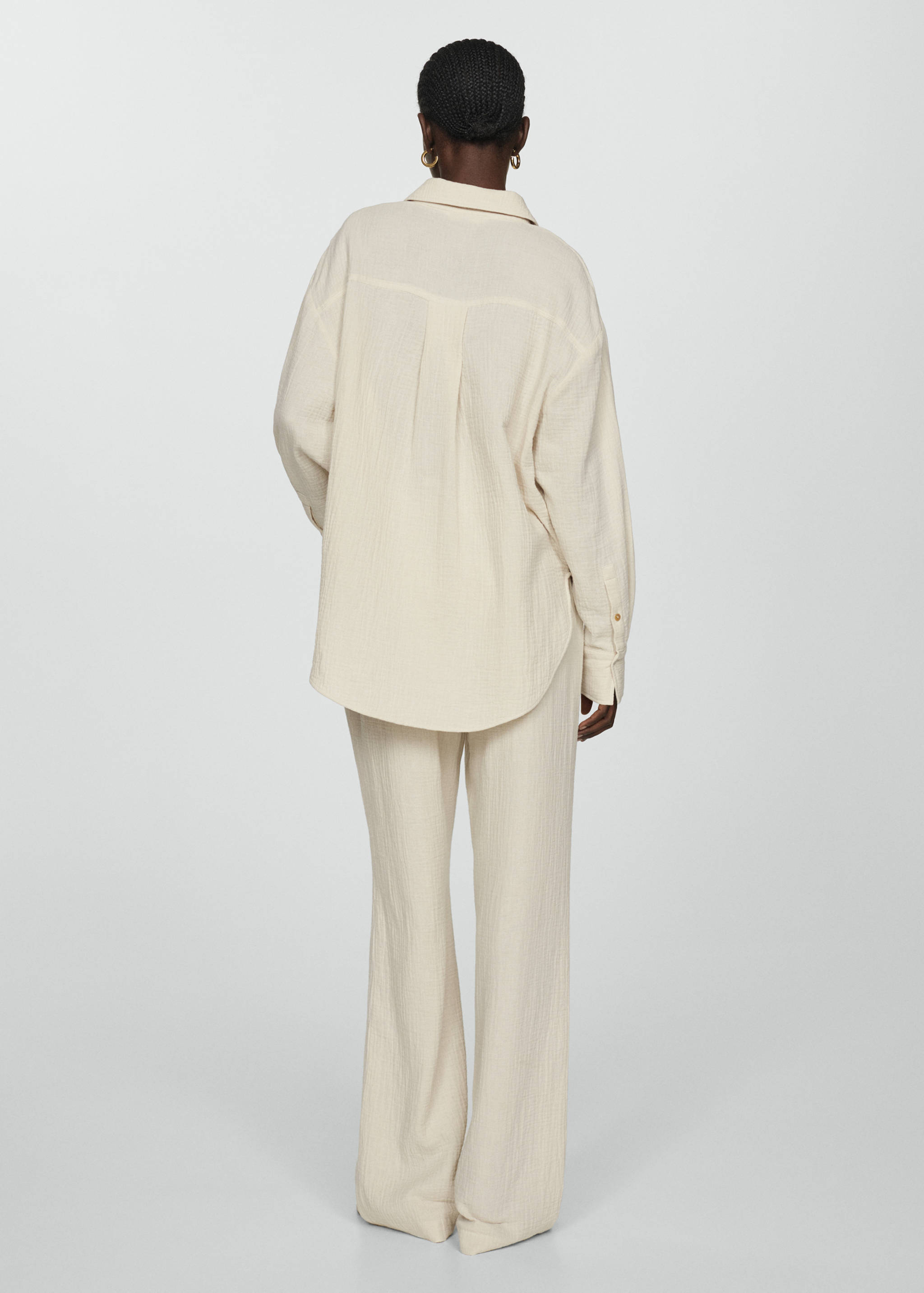 Camisa algodón bolsillo - Reverso del artículo