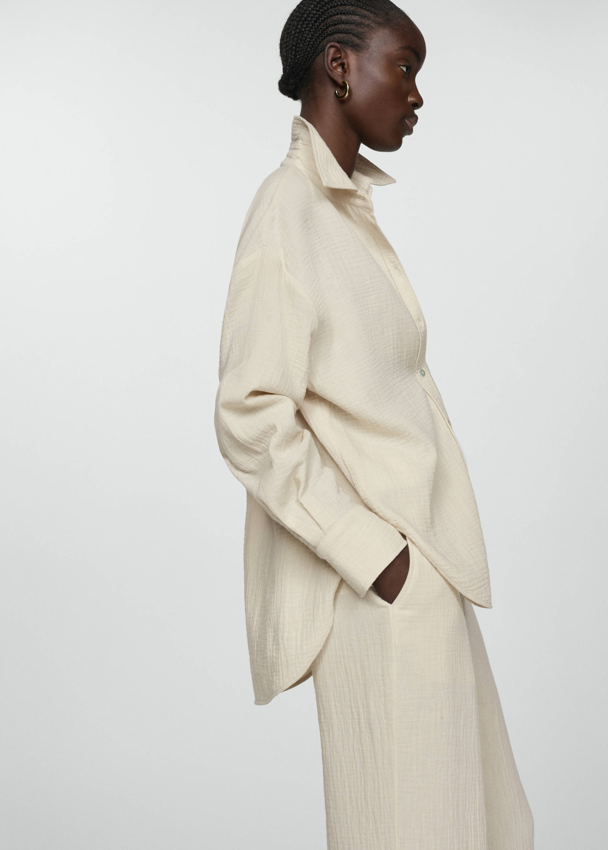 Camisa algodón bolsillo - Detalle del artículo 6