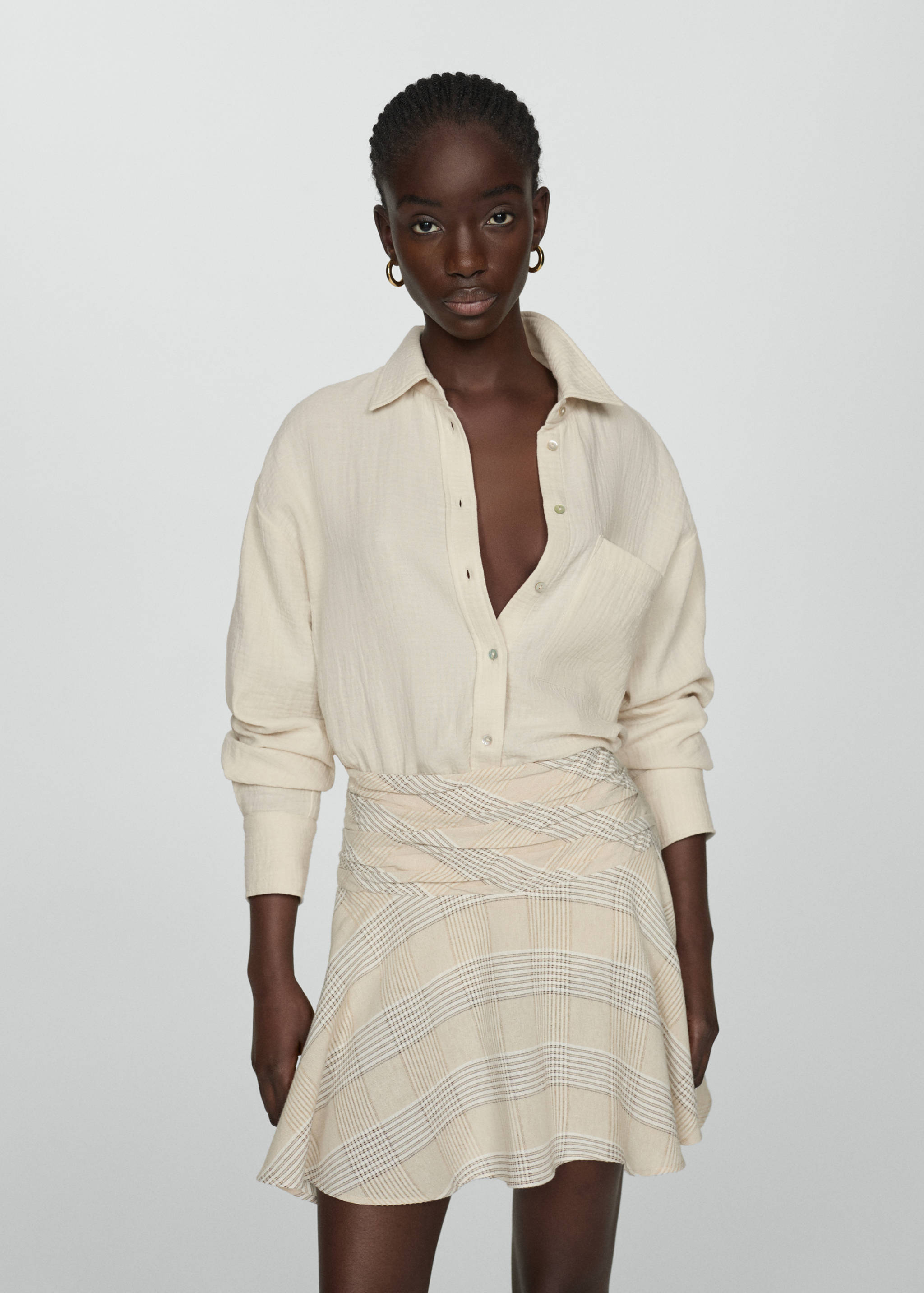 Camisa algodón bolsillo - Detalle del artículo 2