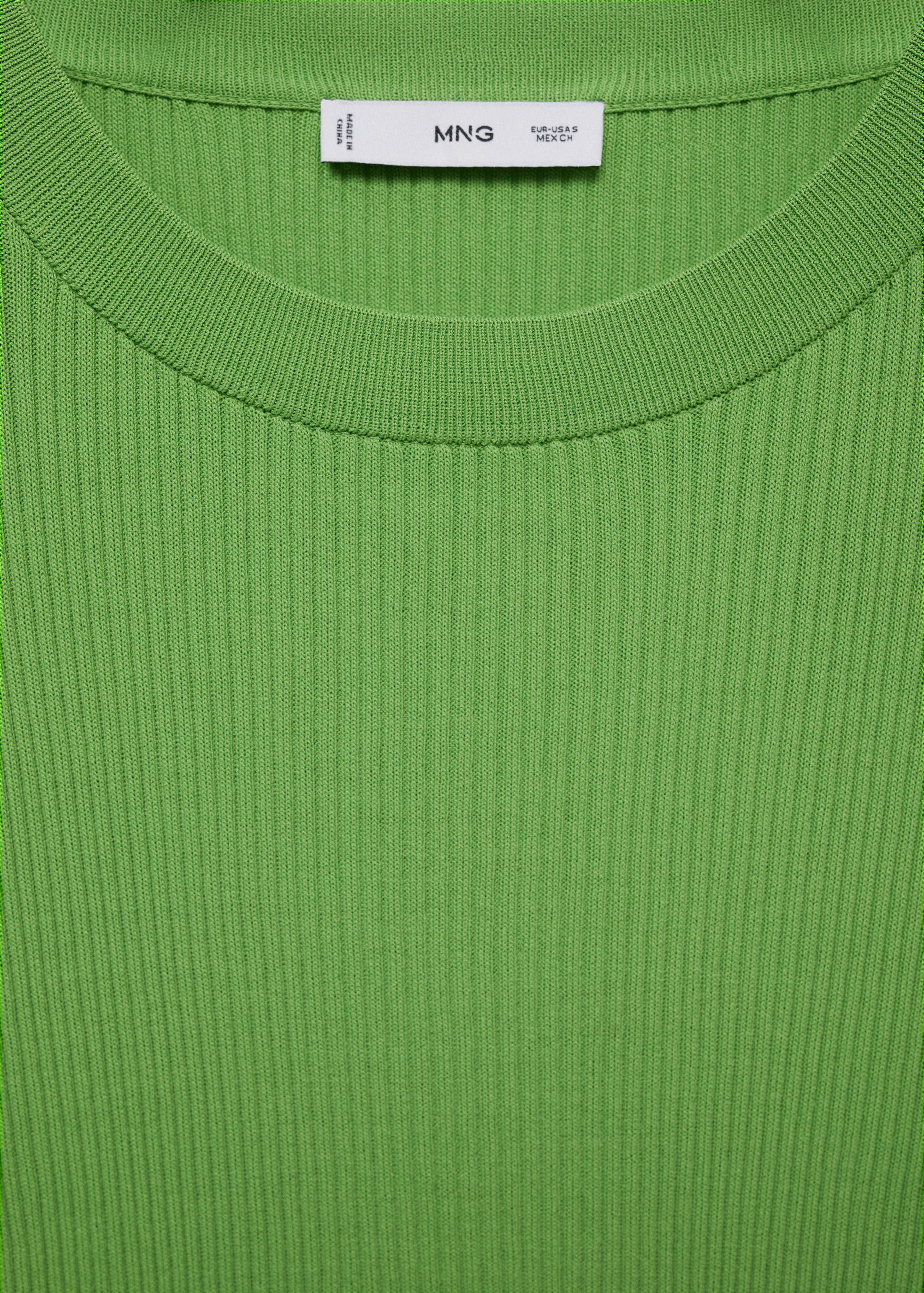 T-shirt maille côtelée - Détail de l'article 8