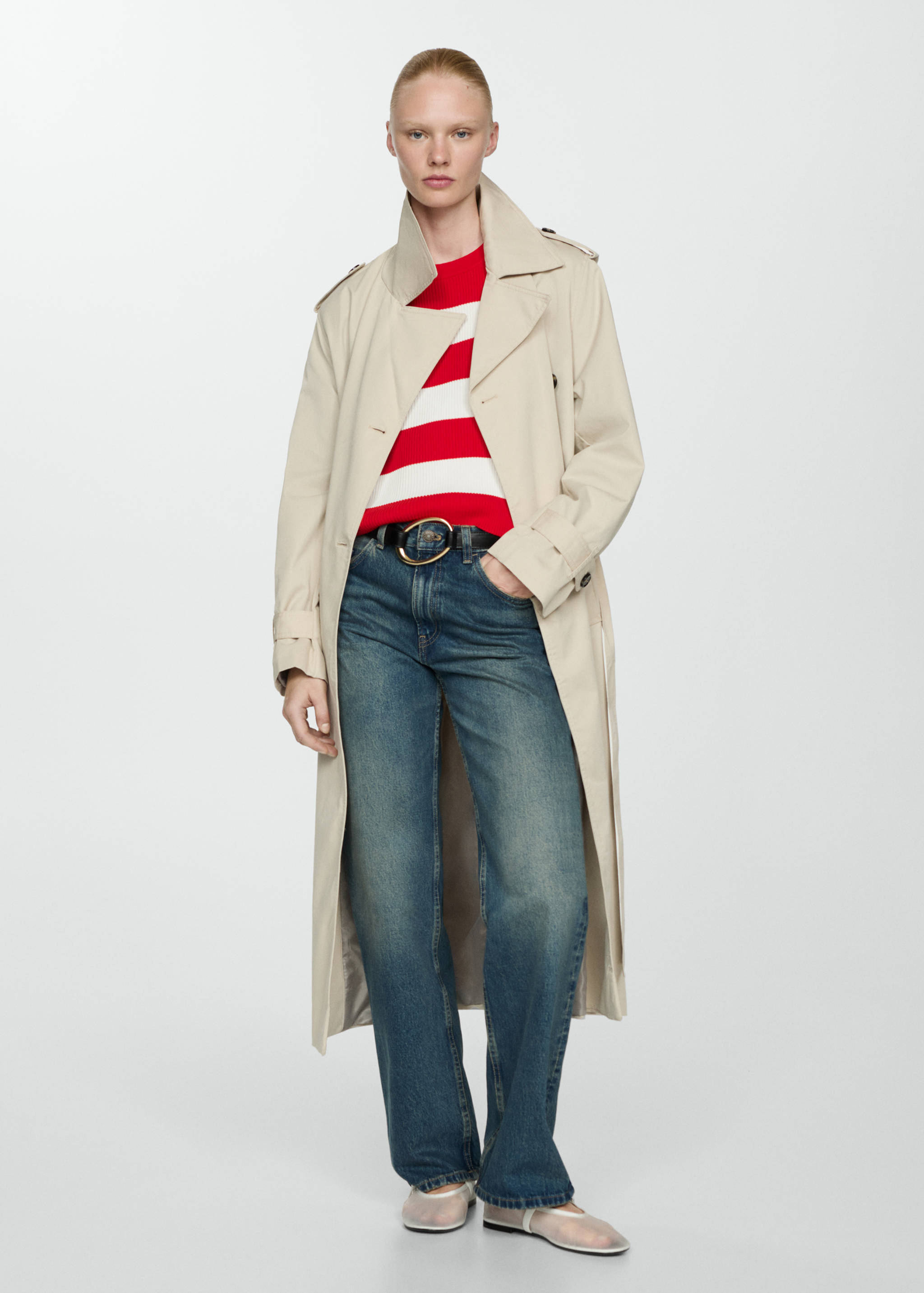 T-shirt maille côtelée - Plan général