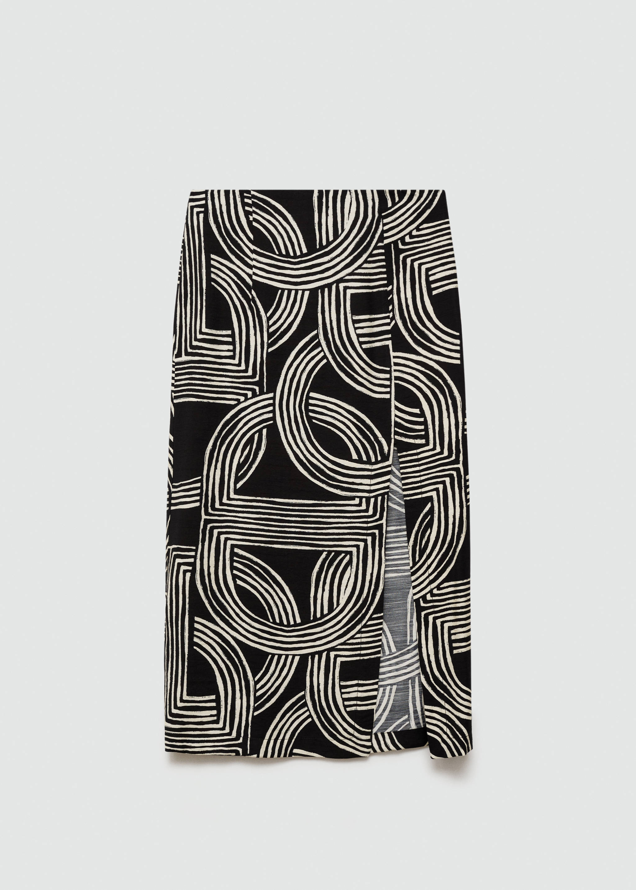 Printed skirt with slit - Article without model