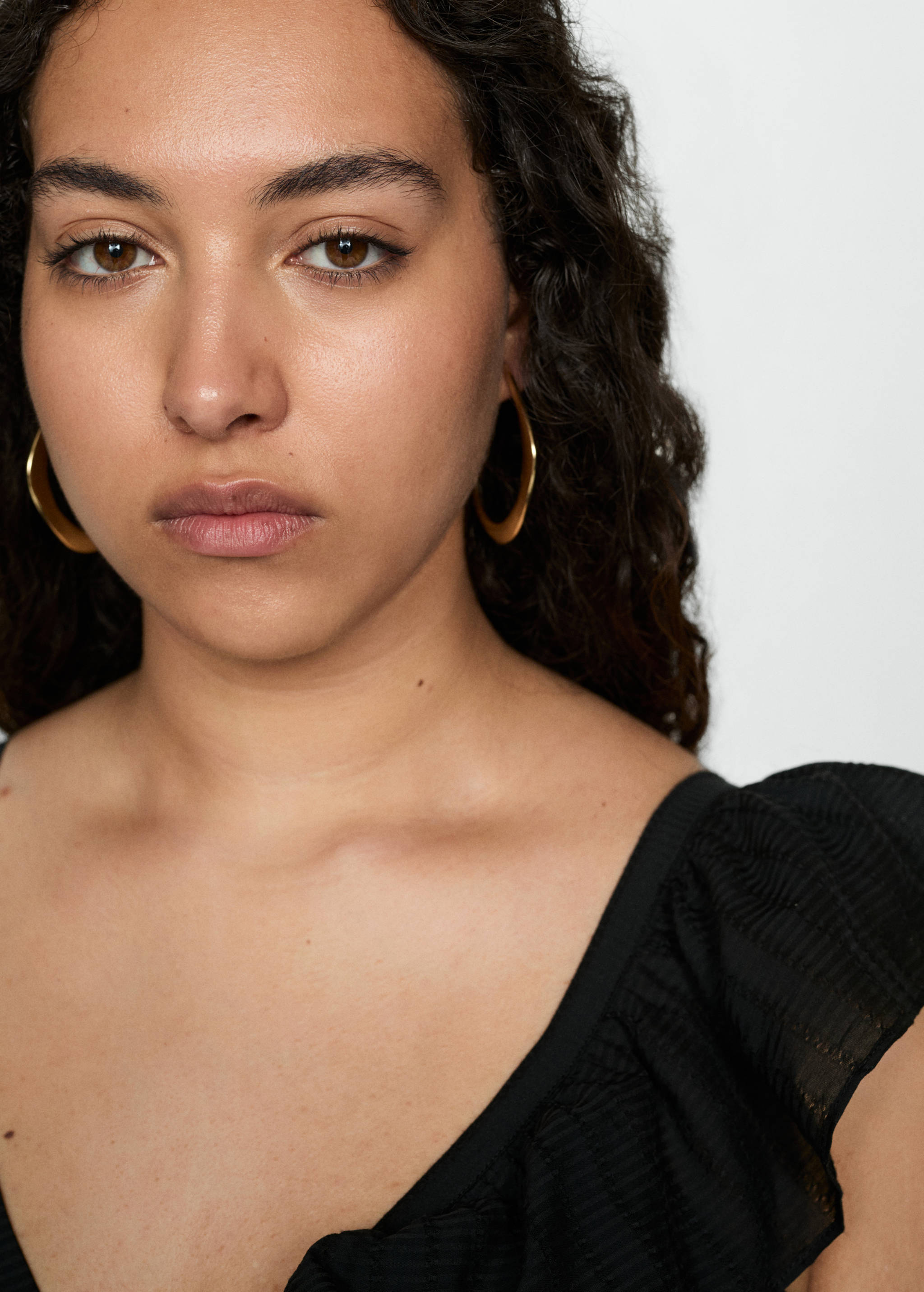 Robe texturée volants - Détail de l'article 4