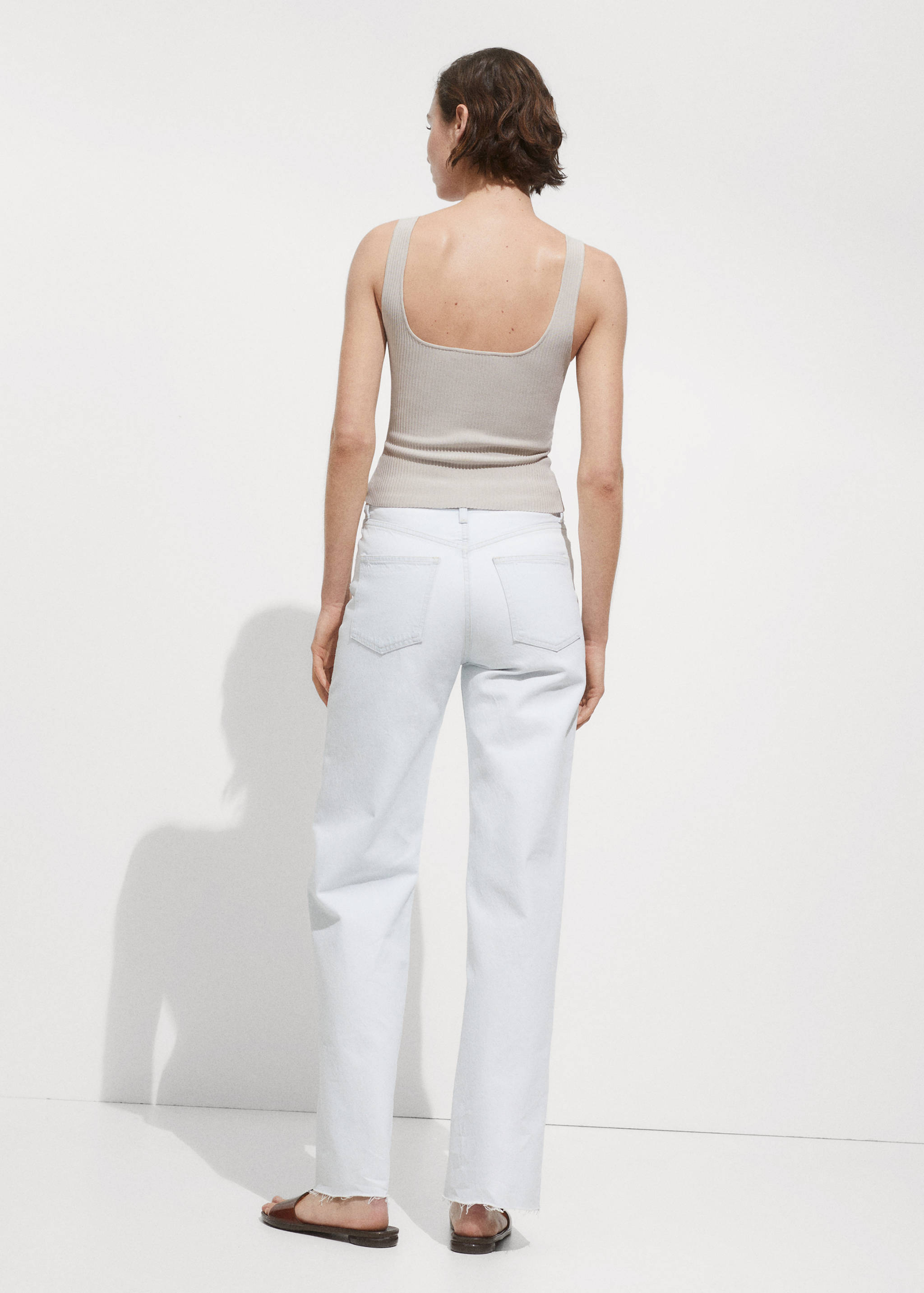 Triko ribana bluz - Ürünün arkası