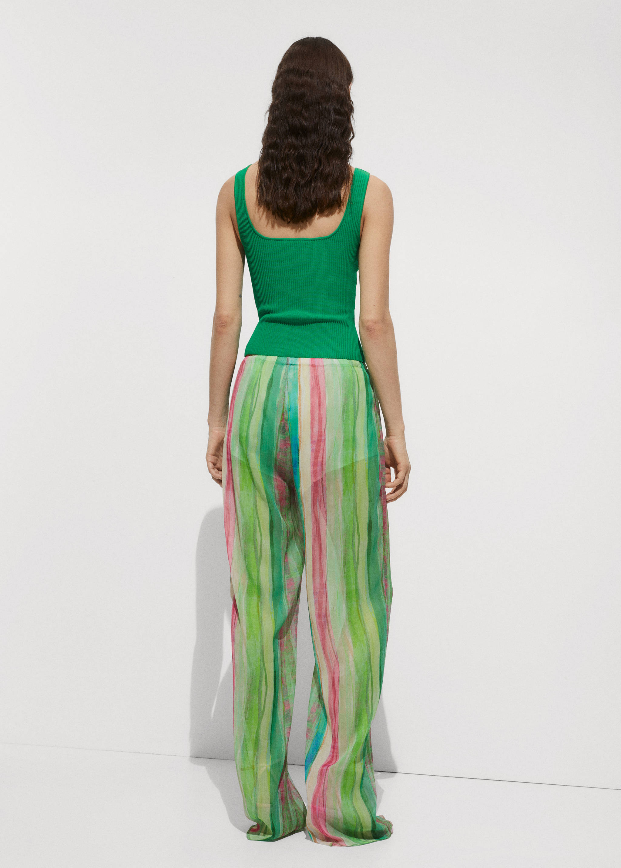 Triko ribana bluz - Ürünün arkası